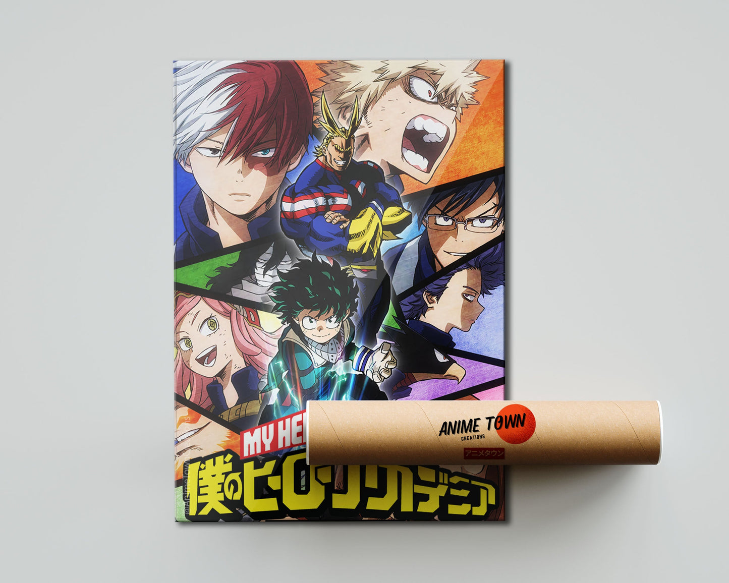 Anime Town Creations Poster My Hero Academia Panels 5" x 7" Home Goods - Anime My Hero Academia Poster