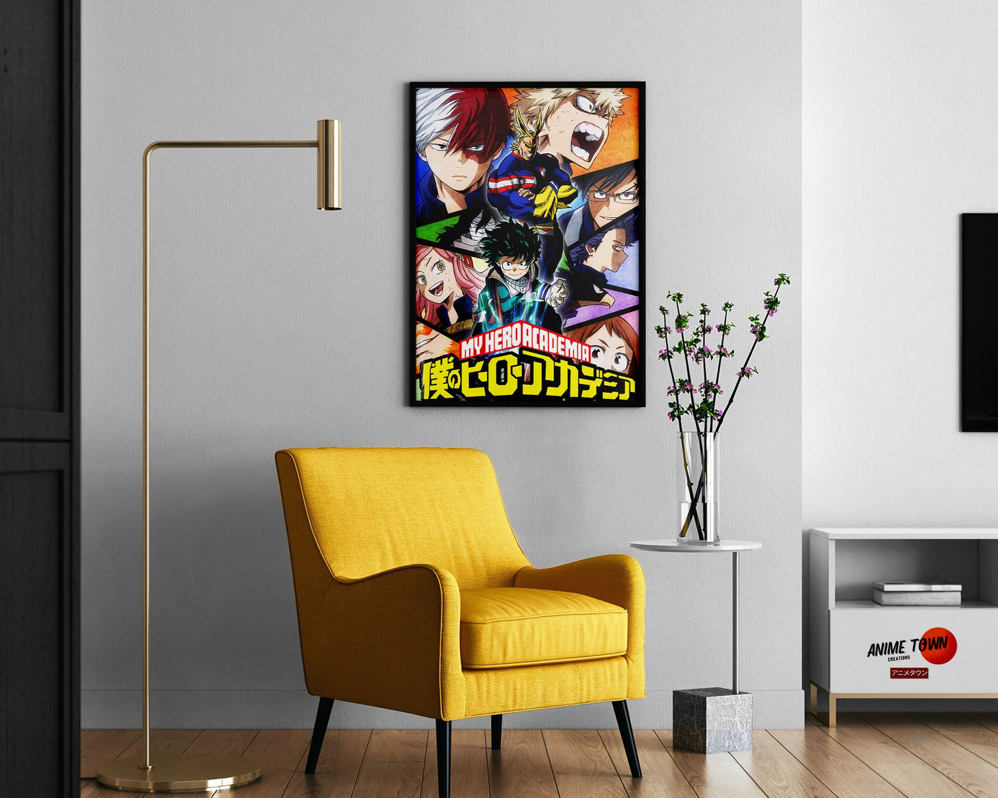 Anime Town Creations Poster My Hero Academia Panels 11" x 17" Home Goods - Anime My Hero Academia Poster