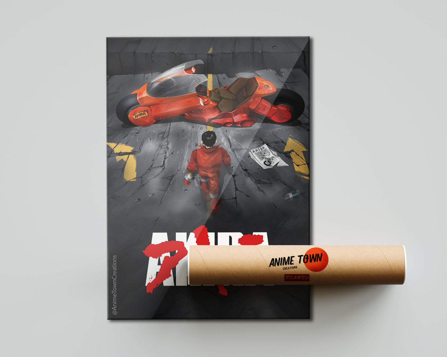 Akira Classic Black Poster