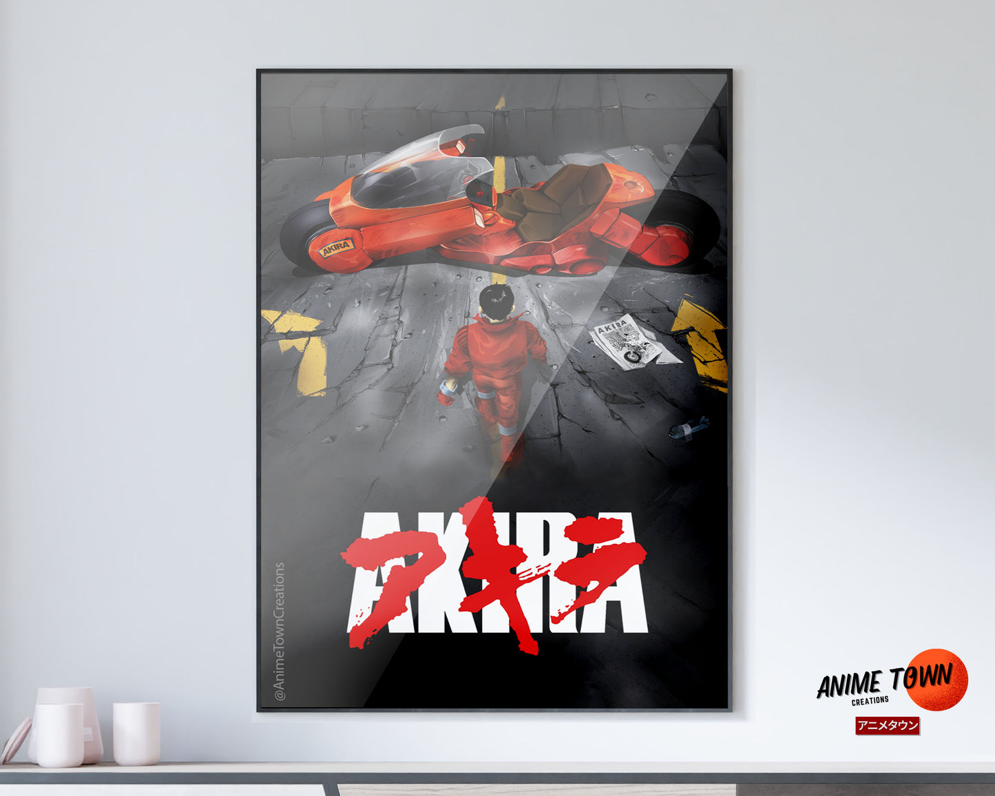 Akira Classic Black Poster