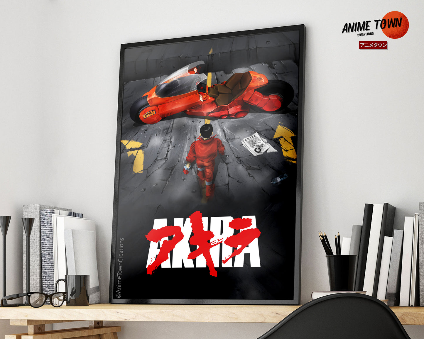 Akira Classic Black Poster