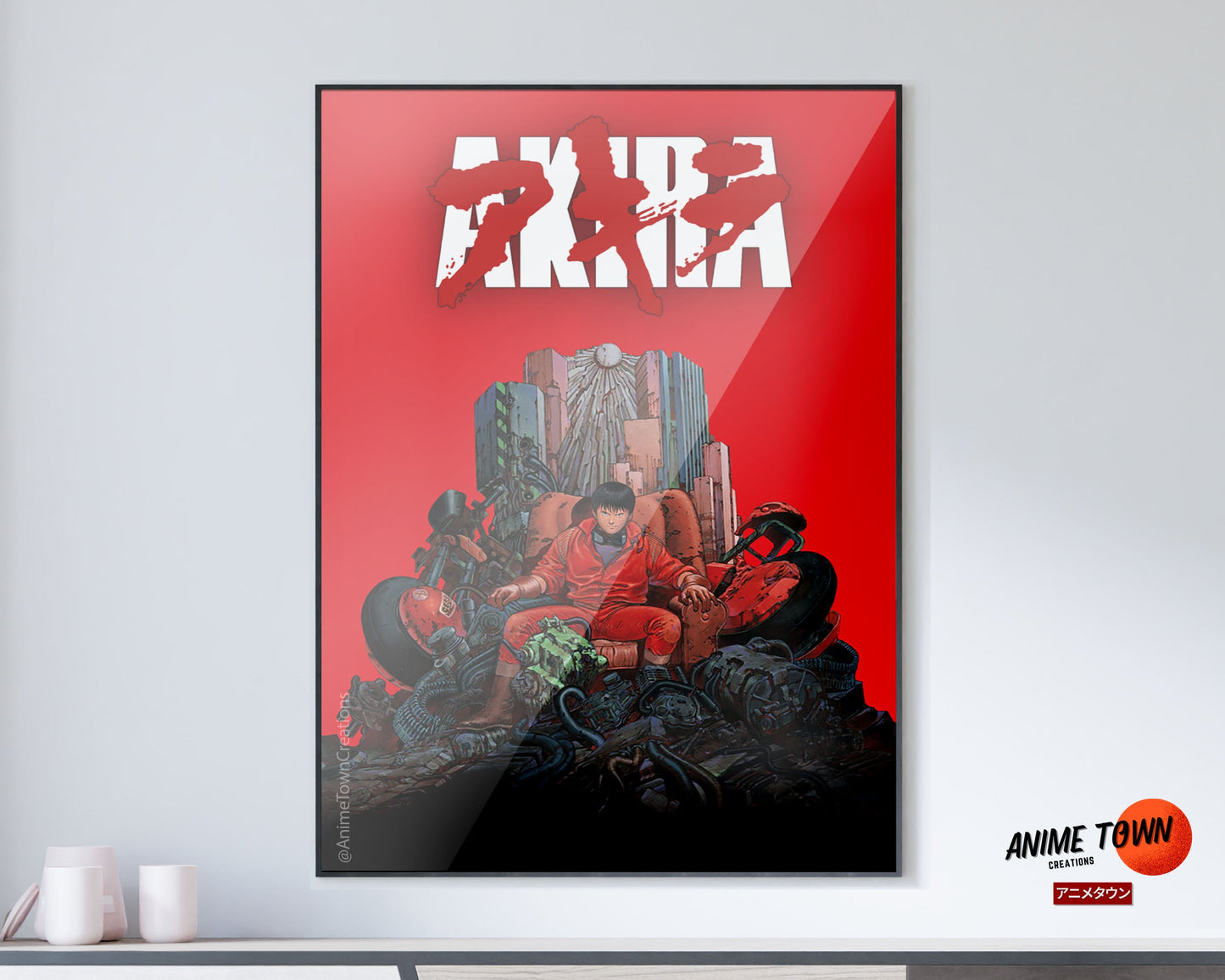 Anime Town Creations Poster Akira Classic Red 11" x 17" Home Goods - Anime Akira Poster