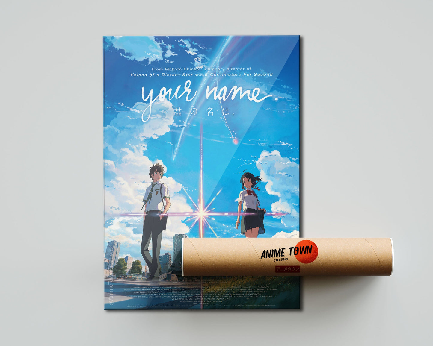 Anime Town Creations Poster Your Name 5" x 7" Home Goods - Anime Poster