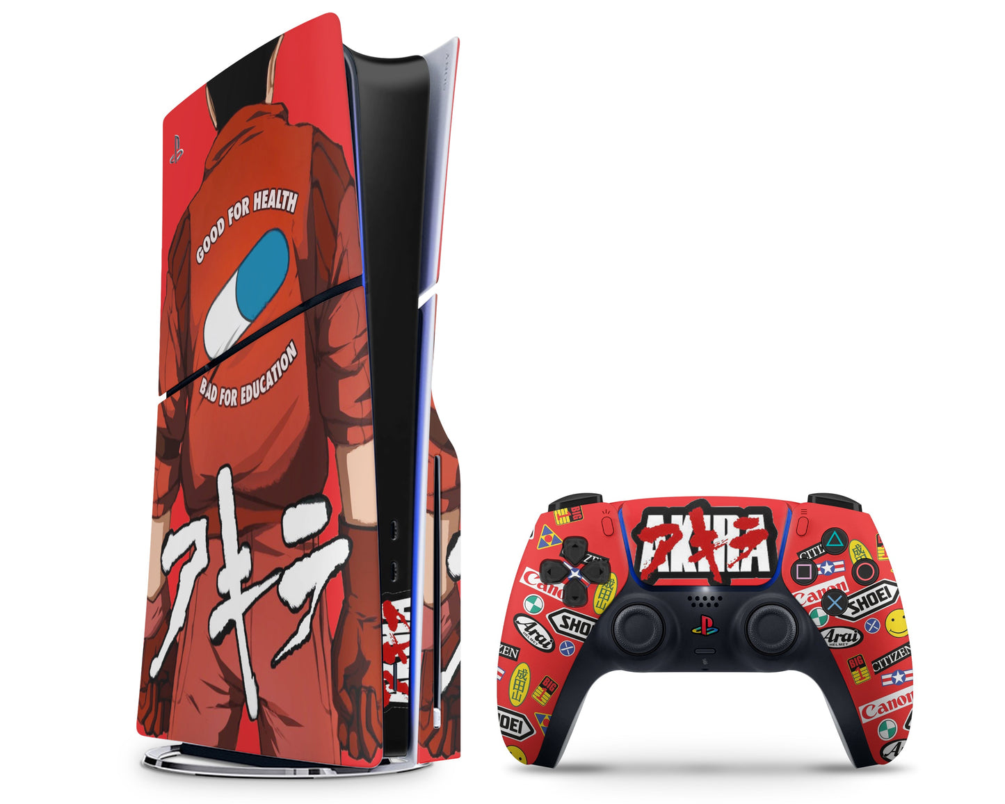 Anime Town Creations PS5 Slim Akira Classic Biker PS5 Slim Skins - Anime Akira PS5 Slim Skin