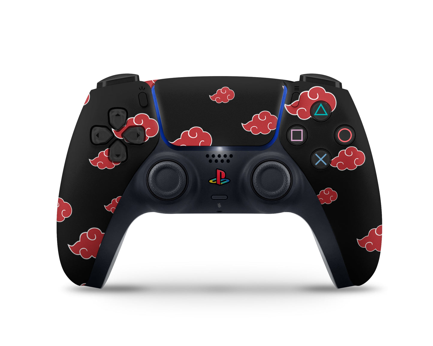 Anime Town Creations PS5 Slim Naruto Akatsuki Pattern PS5 Slim Skins - Anime Naruto PS5 Slim Skin