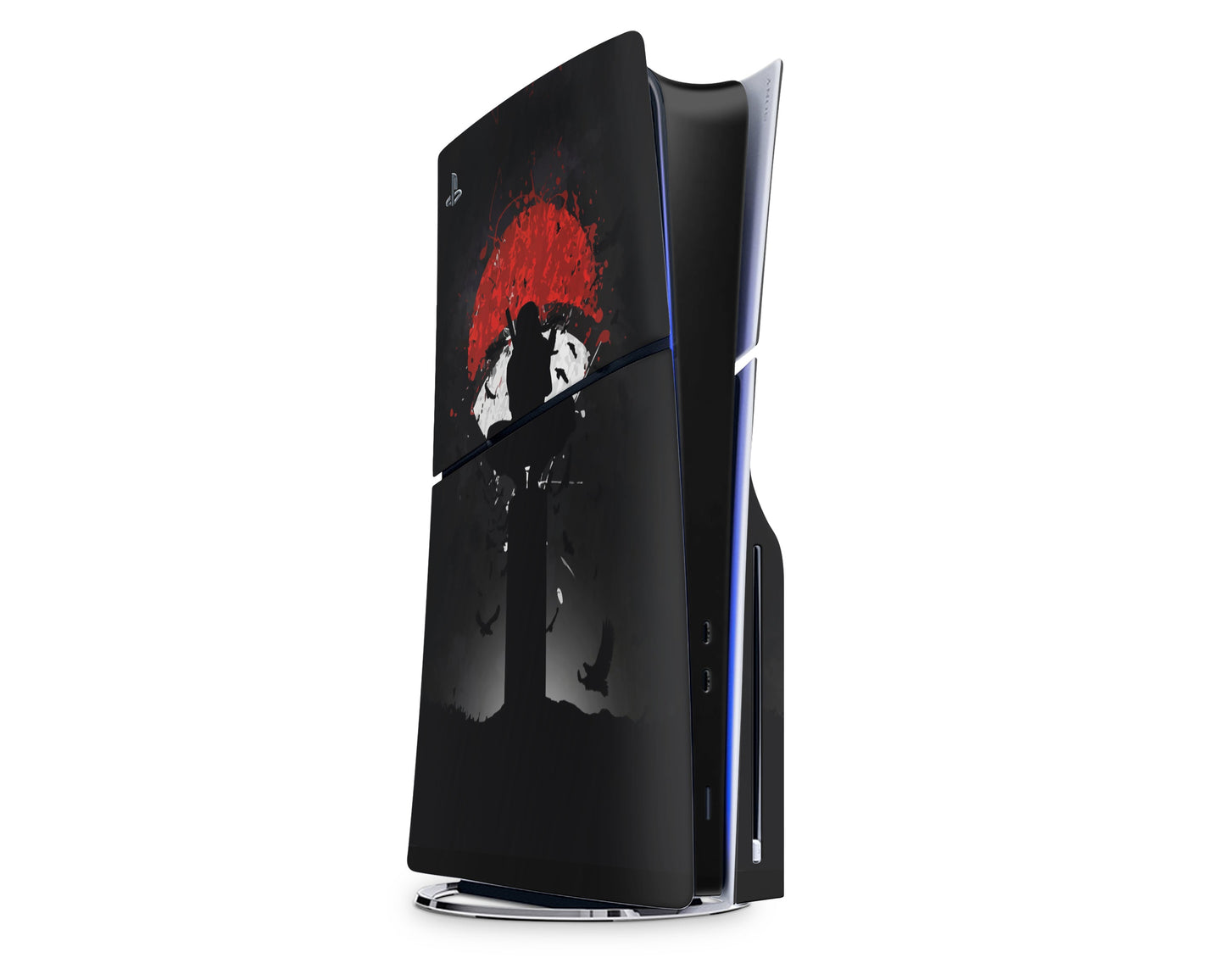 Anime Town Creations PS5 Slim Uchiha Headband PS5 Slim Skins - Anime Ninja PS5 Slim Skin