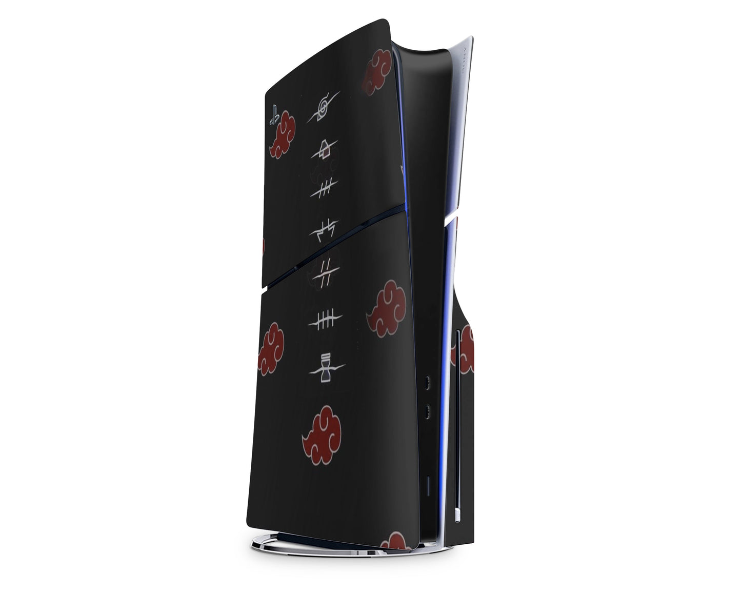 Anime Town Creations PS5 Slim Naruto Akatsuki Headband PS5 Slim Skins - Anime Naruto PS5 Slim Skin