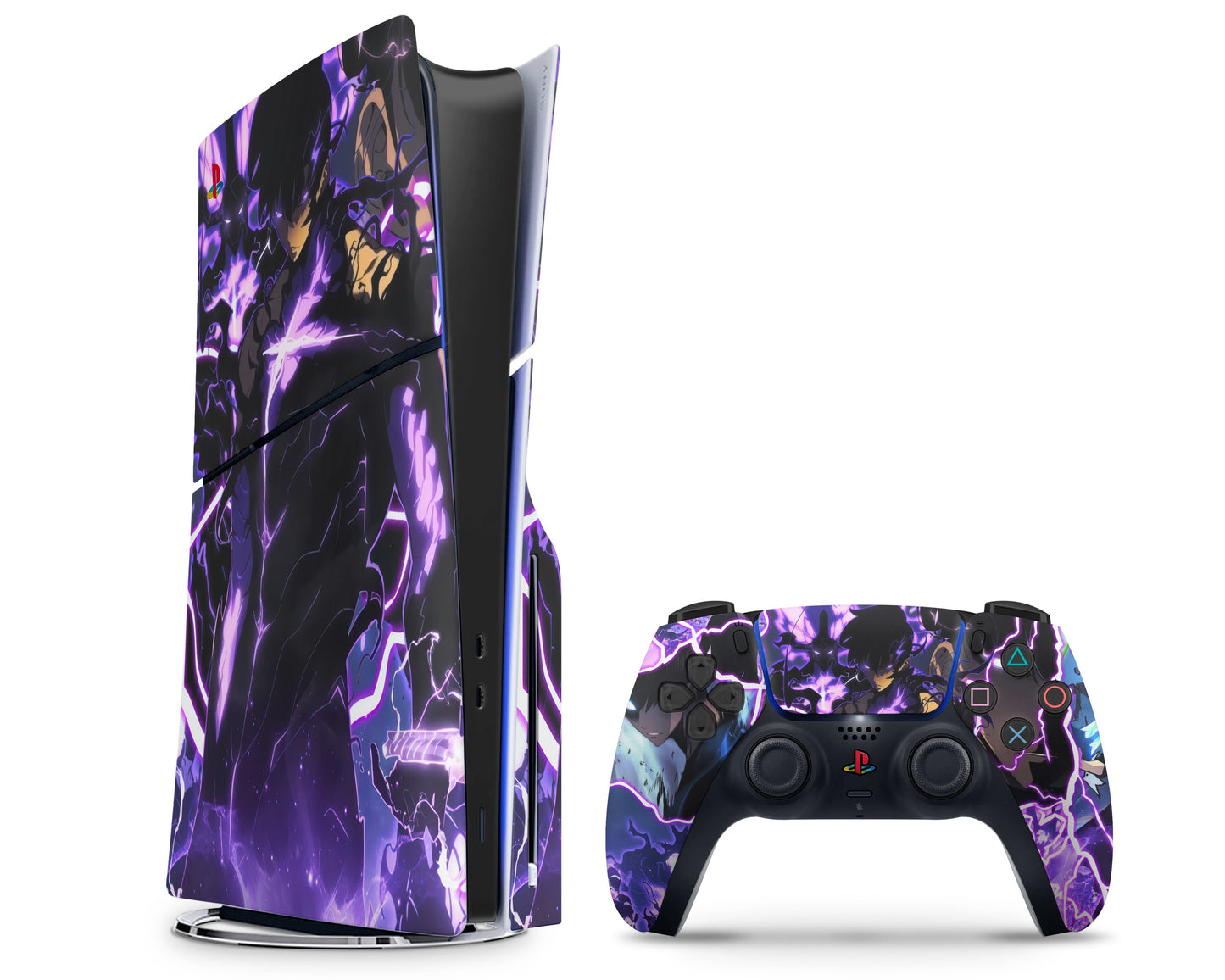 Solo Leveling Jinwoo Purple Shadows PS5 Pro Skin