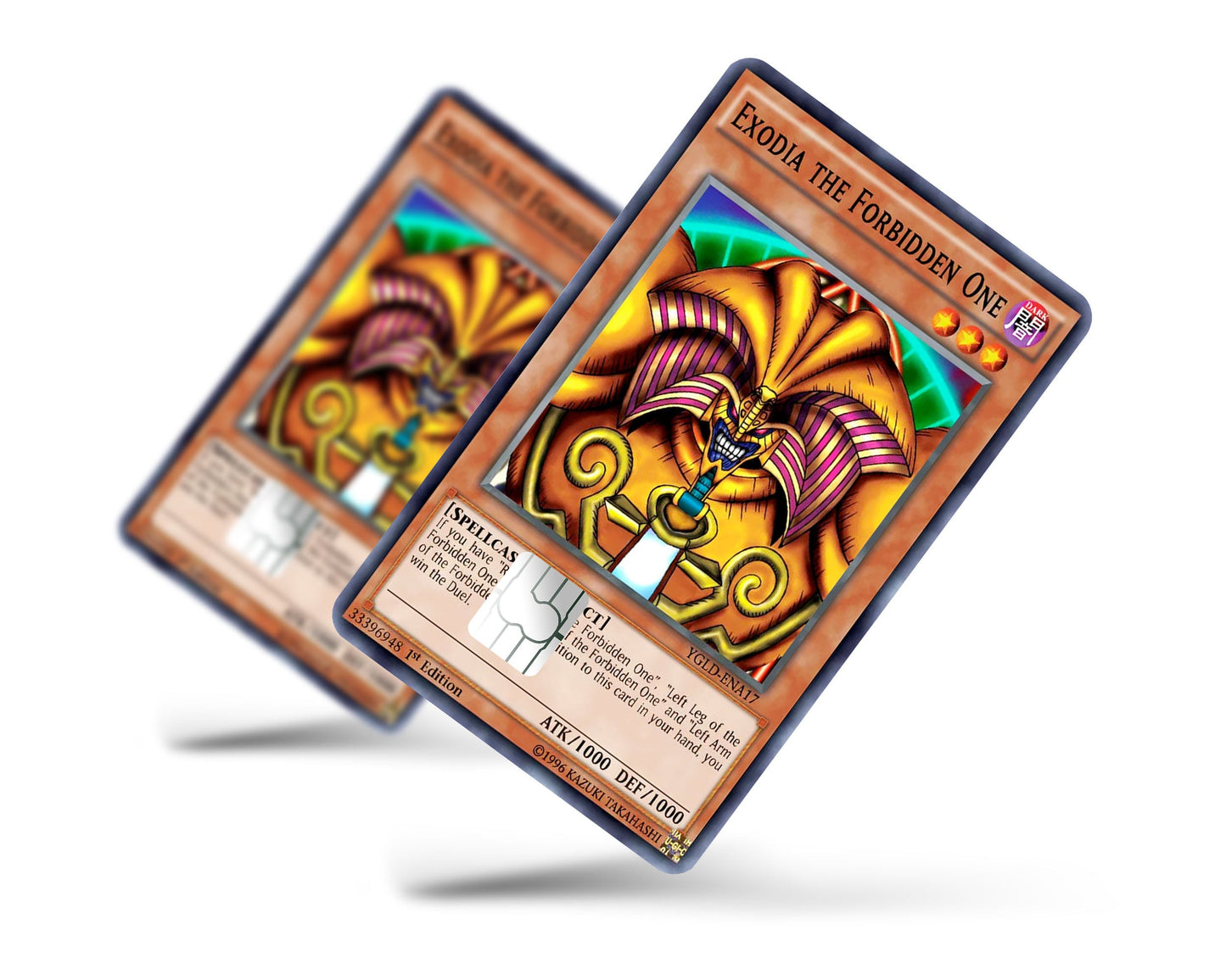 Anime Town Creations Credit Card Exodia the Forbidden Card Full Skins - Anime YGO Credit Card Skin