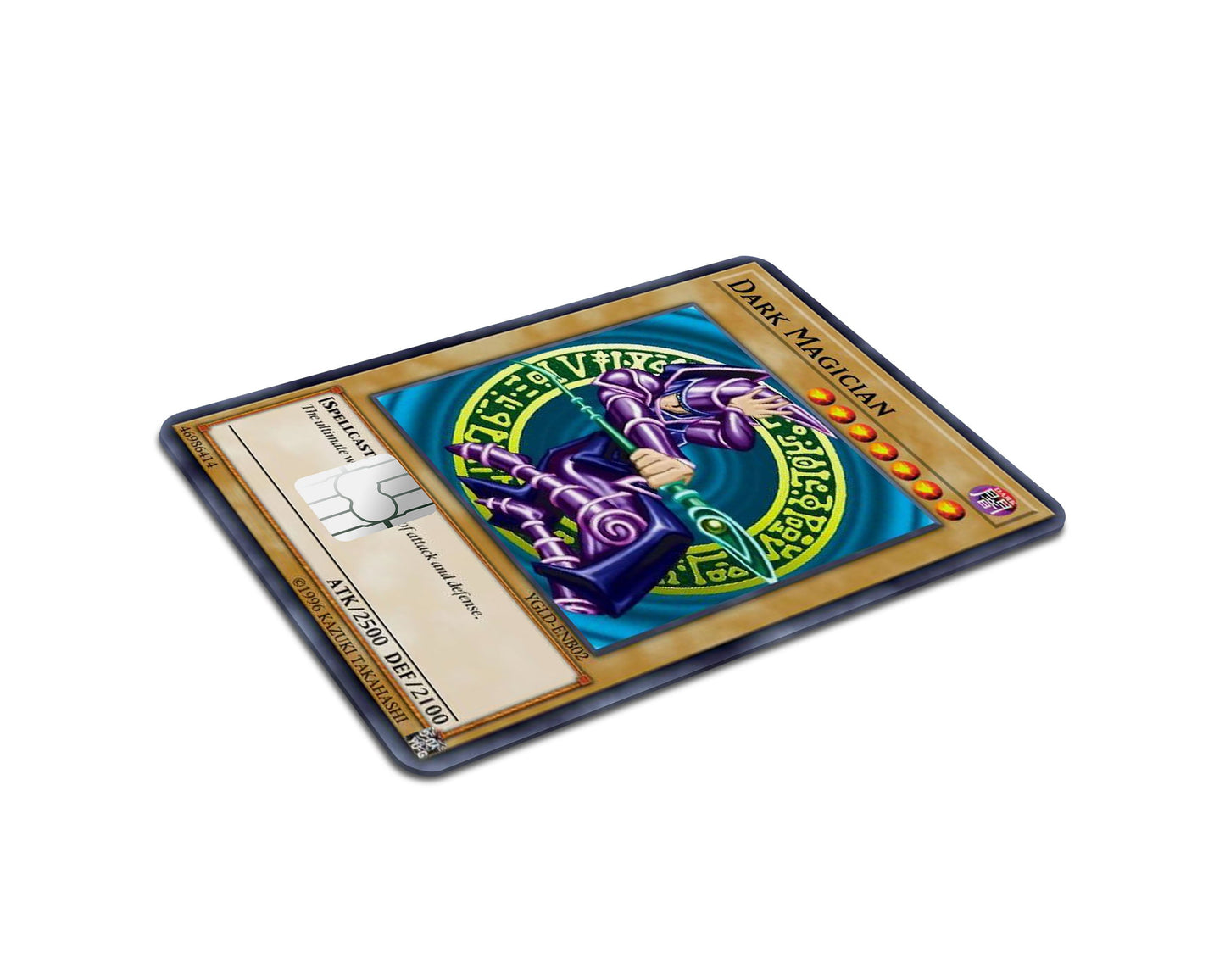 Anime Town Creations Credit Card Dark Magician Card Half Skins - Anime YGO Credit Card Skin