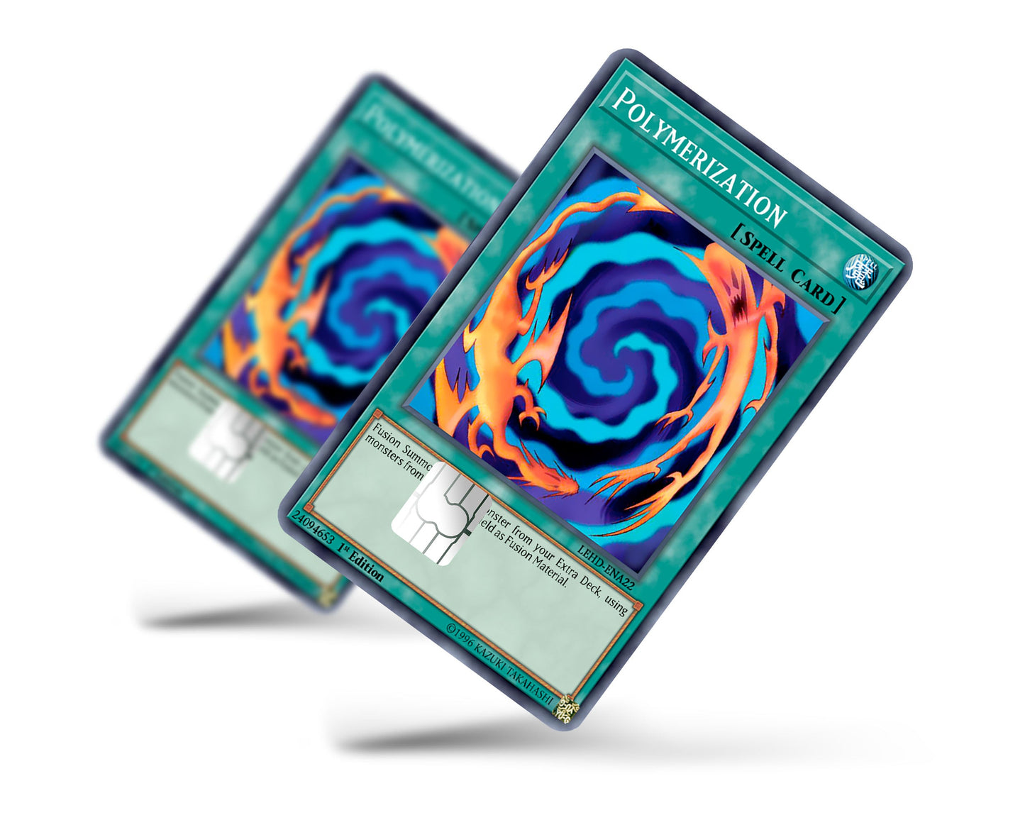 Anime Town Creations Credit Card Polymerization Card Full Skins - Anime YGO Credit Card Skin