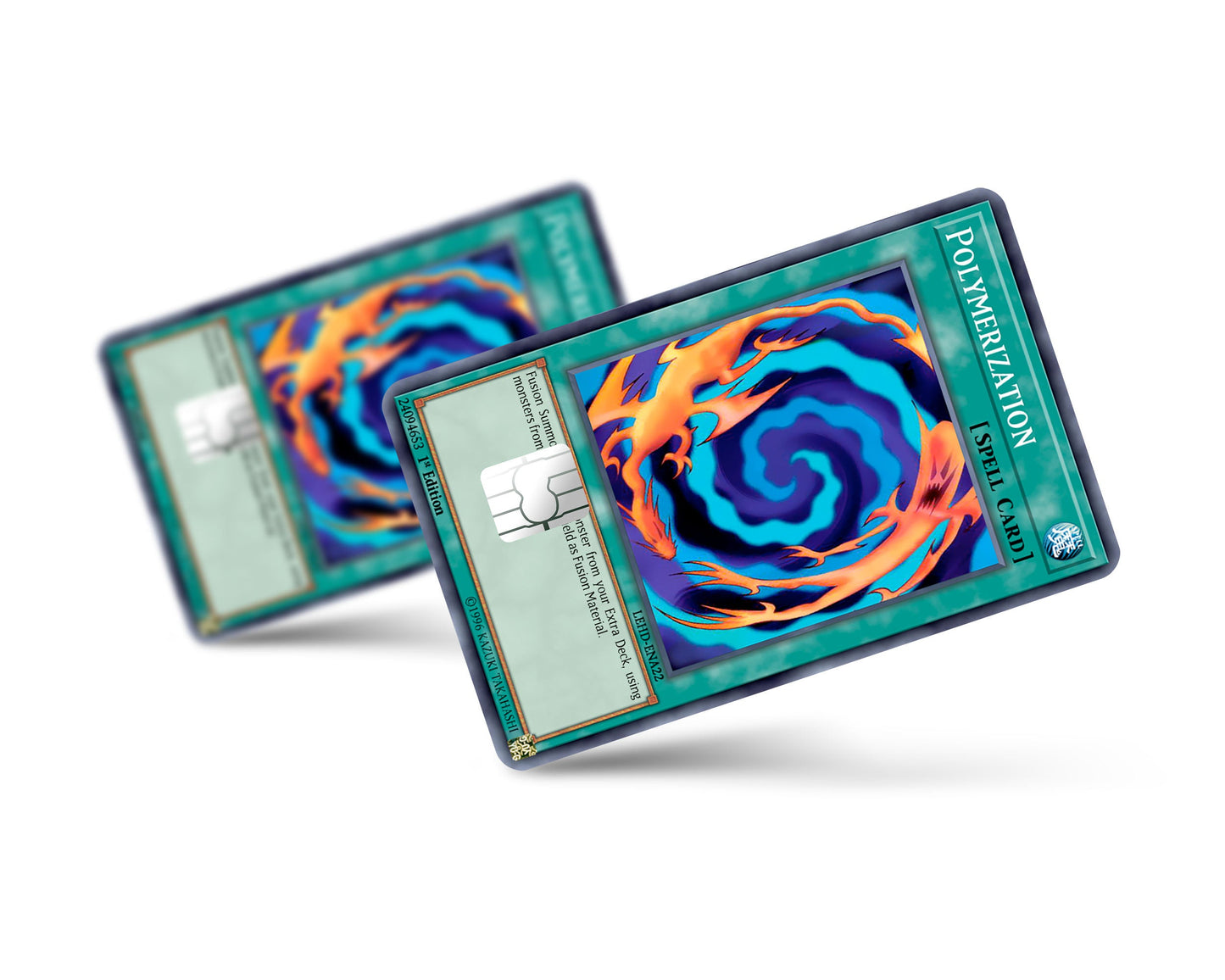 Anime Town Creations Credit Card Polymerization Card Full Skins - Anime YGO Credit Card Skin