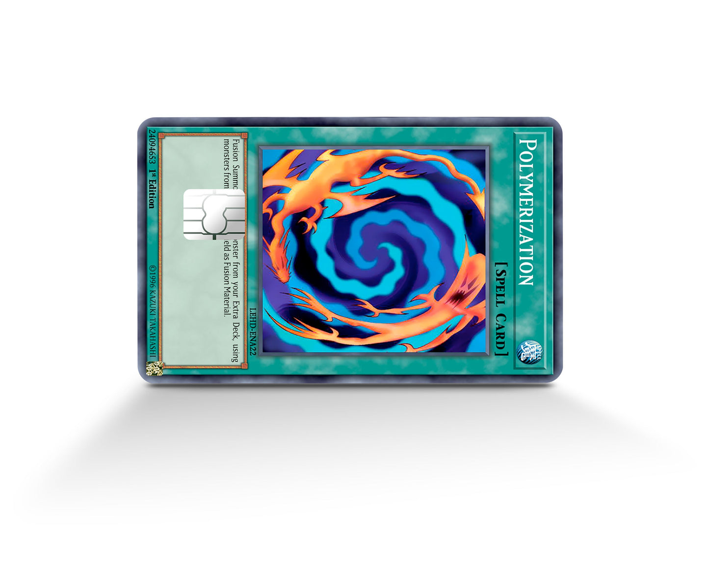 Anime Town Creations Credit Card Polymerization Card Full Skins - Anime YGO Credit Card Skin