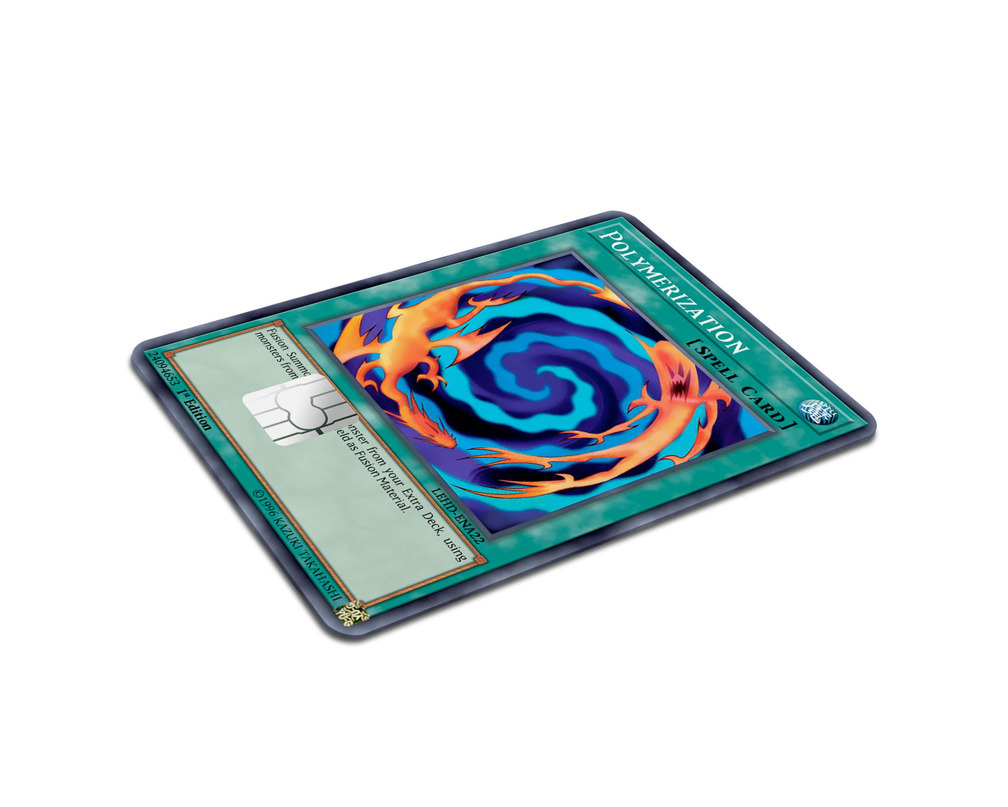 Anime Town Creations Credit Card Polymerization Card Half Skins - Anime YGO Credit Card Skin
