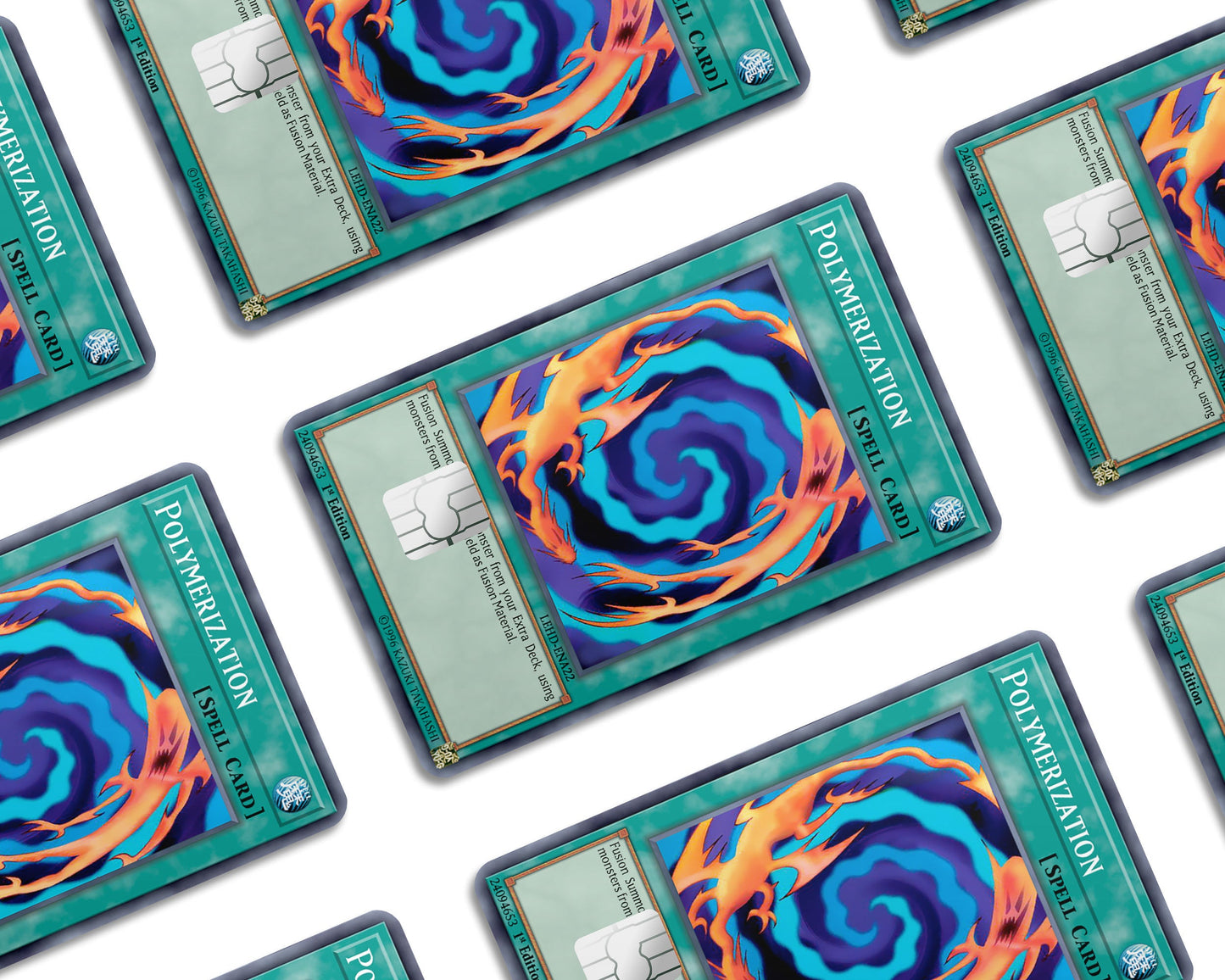 Anime Town Creations Credit Card Polymerization Card Window Skins - Anime YGO Credit Card Skin