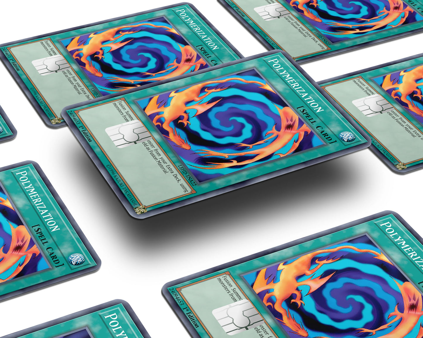 Anime Town Creations Credit Card Polymerization Card Window Skins - Anime YGO Credit Card Skin