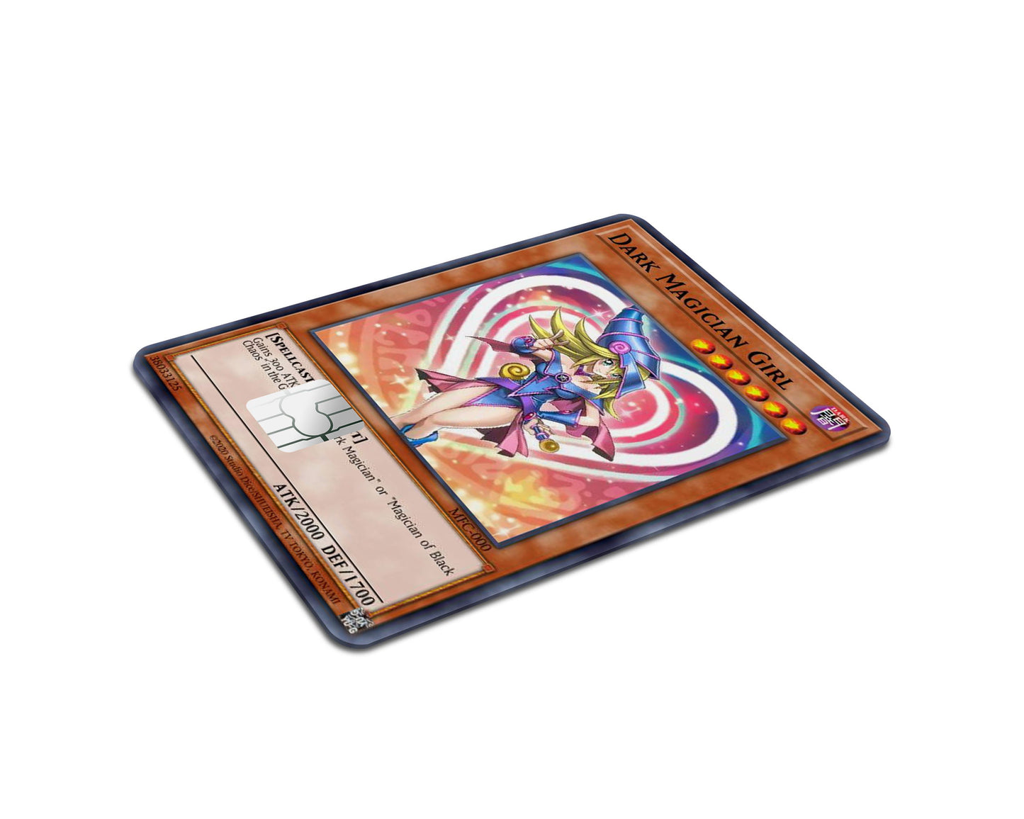 Anime Town Creations Credit Card Dark Magician Girl Card Half Skins - Anime YGO Credit Card Skin