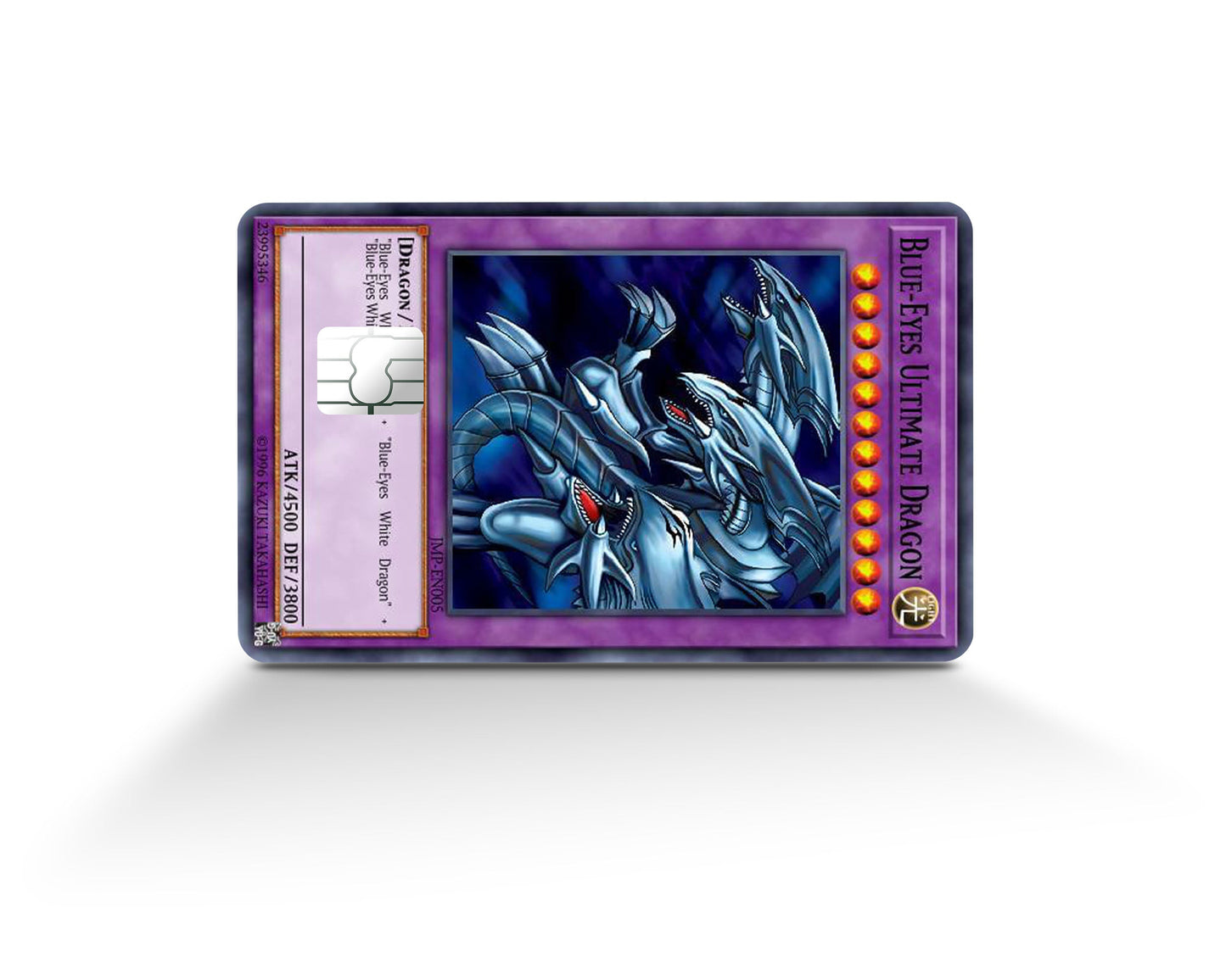 Anime Town Creations Credit Card Blue Eyes Ultimate Dragon Card Full Skins - Anime YGO Credit Card Skin