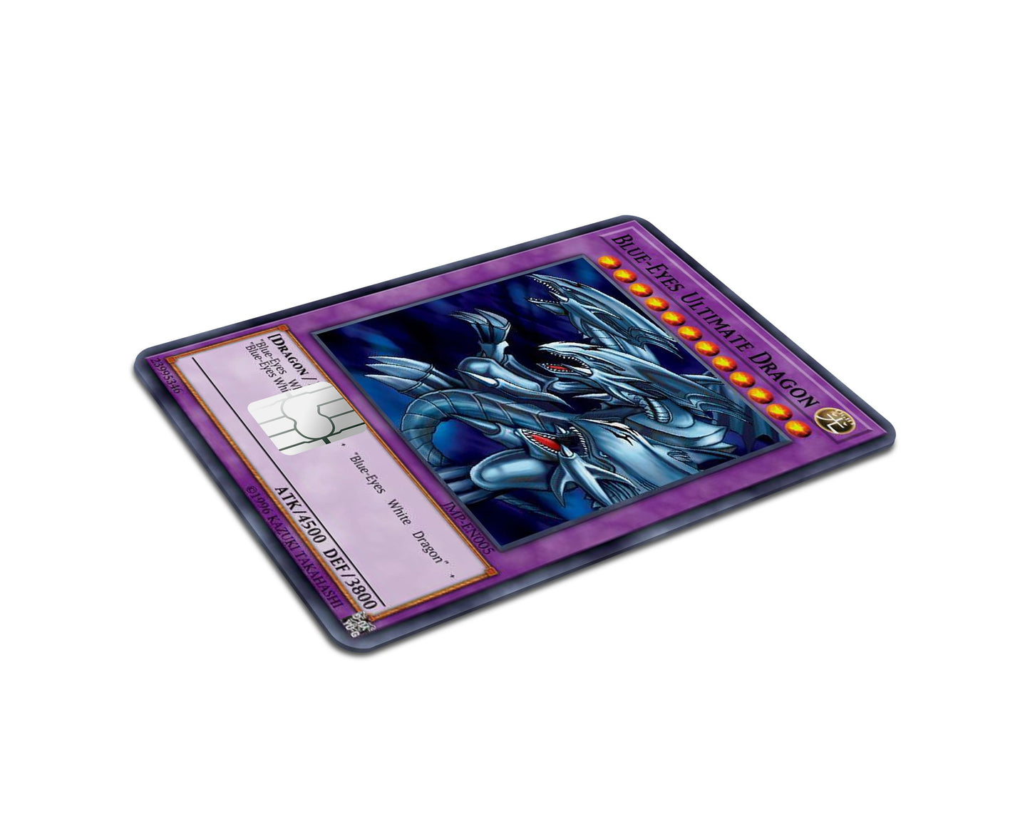 Anime Town Creations Credit Card Blue Eyes Ultimate Dragon Card Half Skins - Anime YGO Credit Card Skin