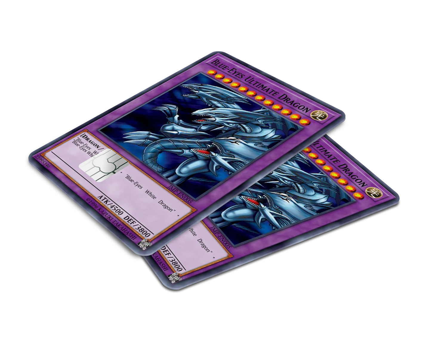Anime Town Creations Credit Card Blue Eyes Ultimate Dragon Card Window Skins - Anime YGO Credit Card Skin