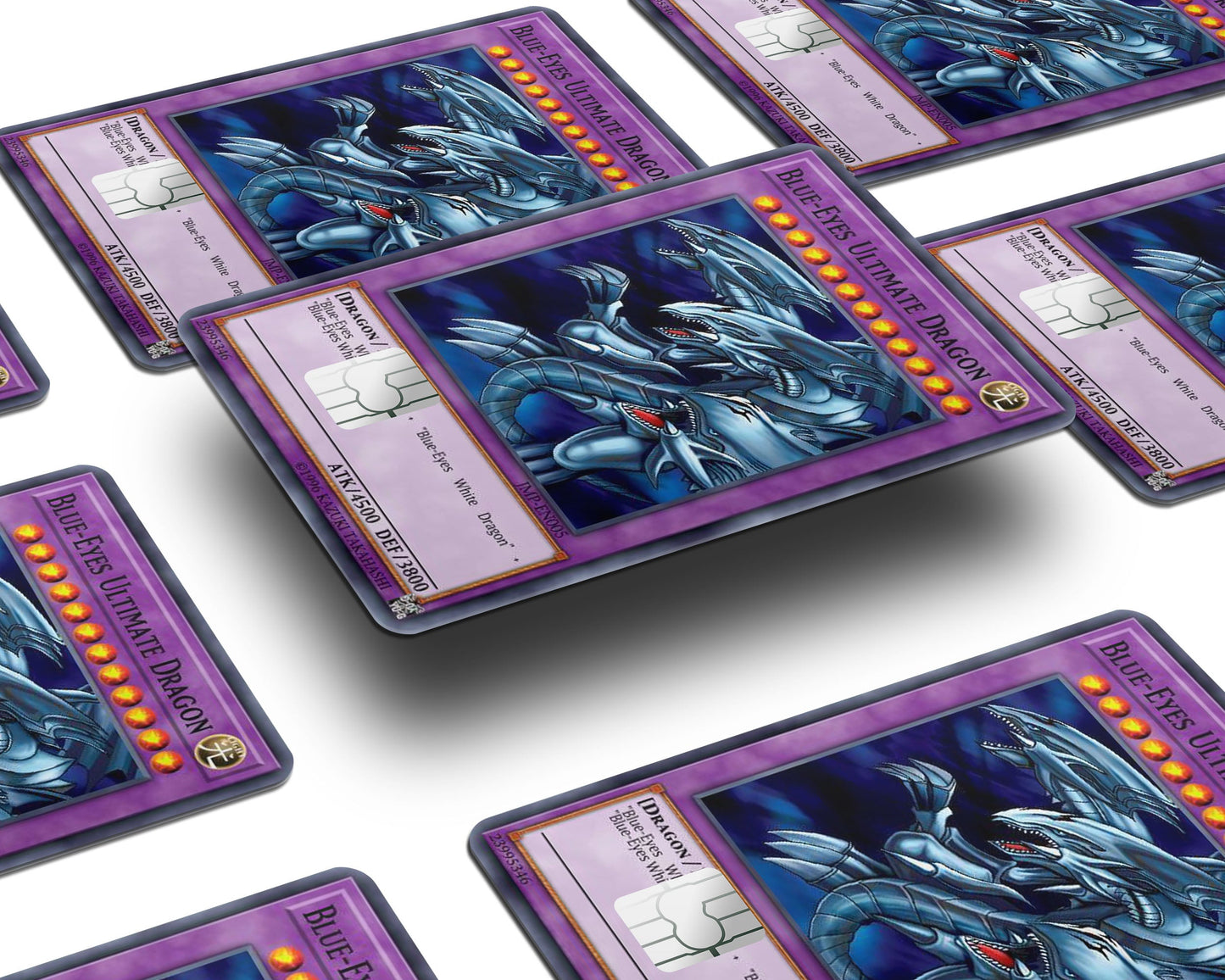 Anime Town Creations Credit Card Blue Eyes Ultimate Dragon Card Window Skins - Anime YGO Credit Card Skin