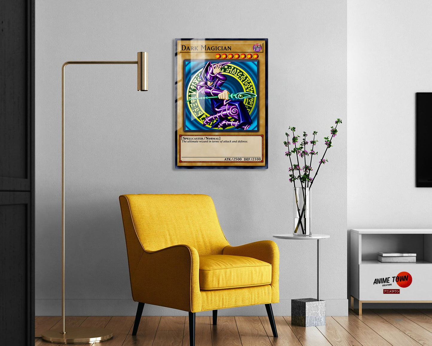 Dark Magician Card Metal Poster