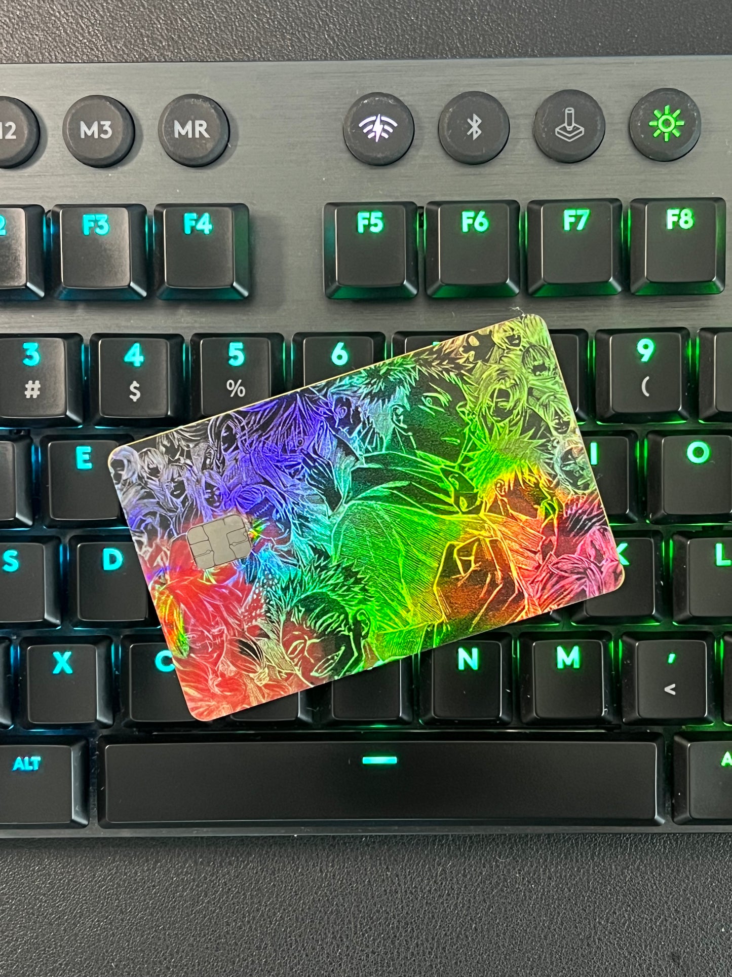 Jujutsu Kaisen Black Holographic Credit Card Skin