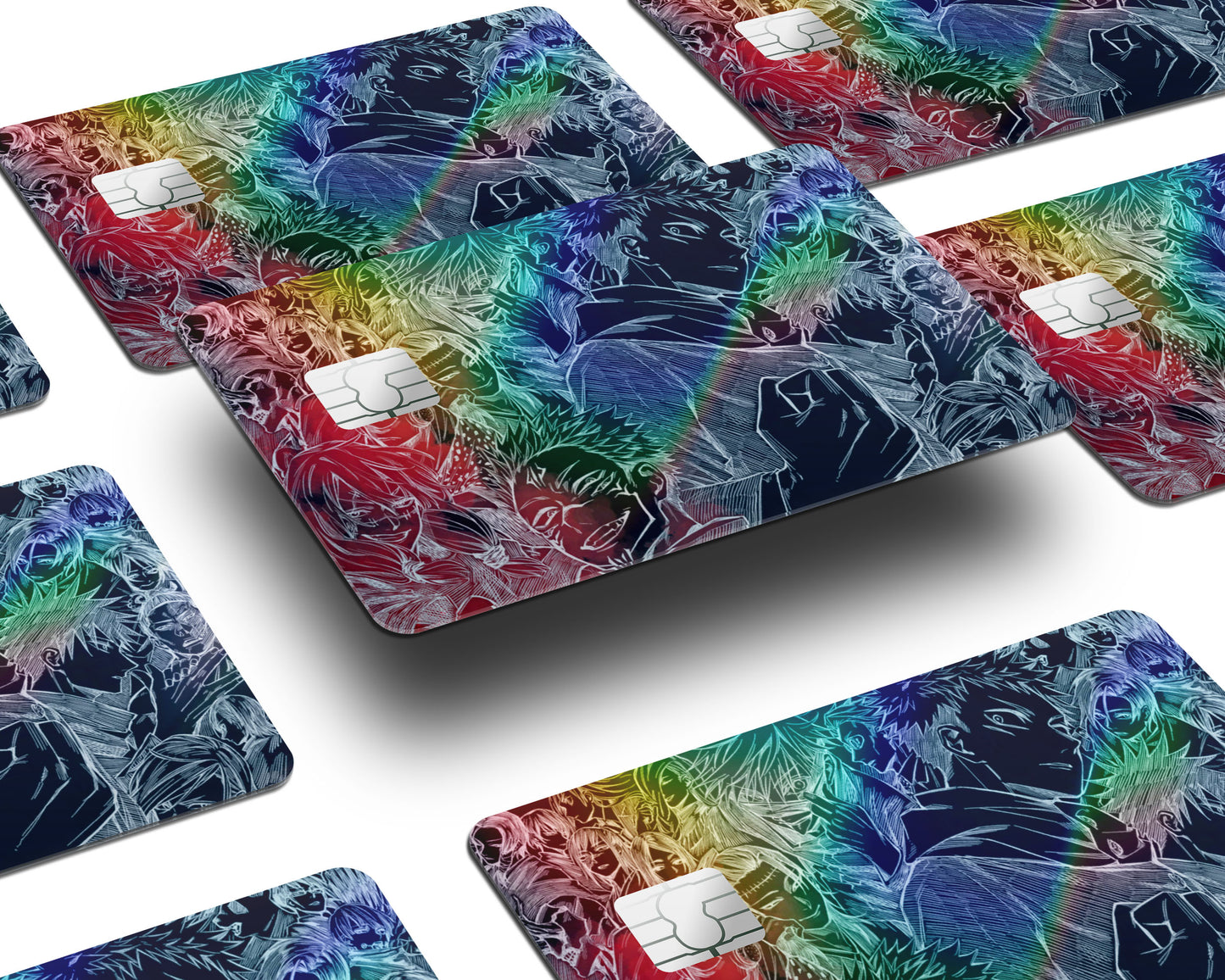 Jujutsu Kaisen Black Holographic Credit Card Skin