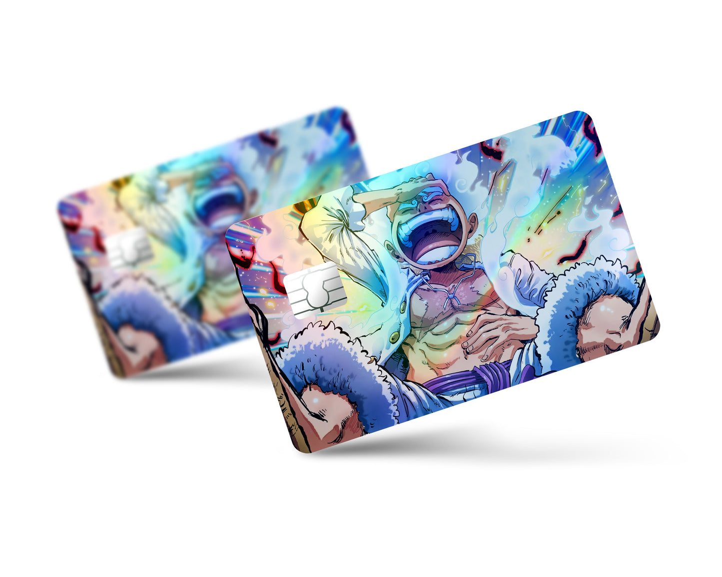 One Piece Luffy Gear 5 Awakening Holographic Credit Card Skin