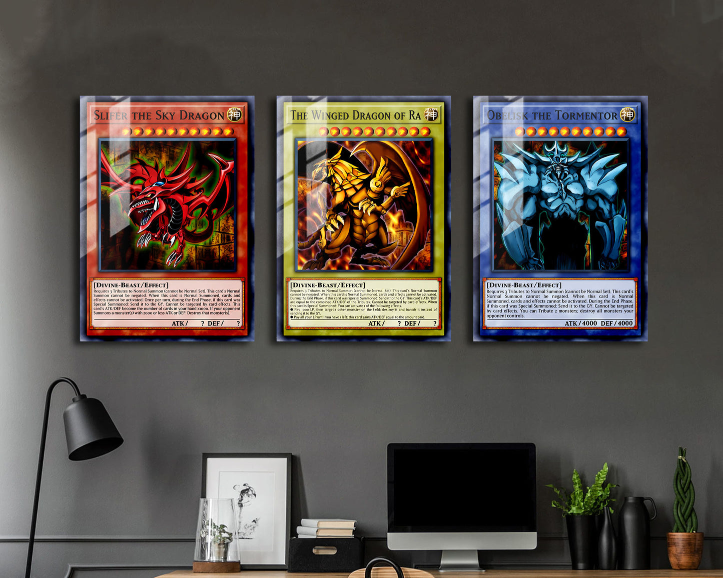 Egyptian God Cards Metal Poster Set