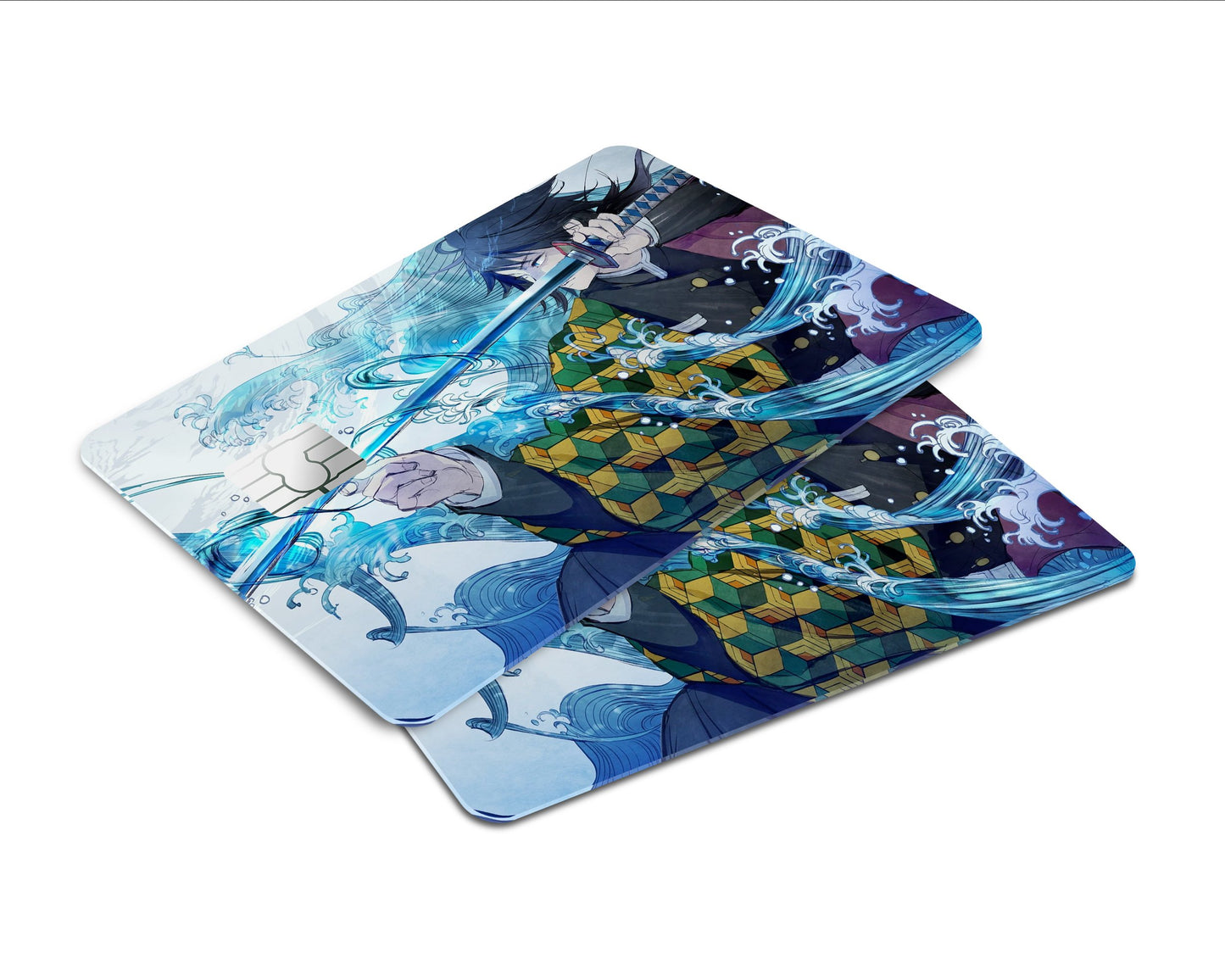 AnimeTown Credit Card Demon Slayer Giyu Tomioka Window Skins - Anime Demon Slayer Skin