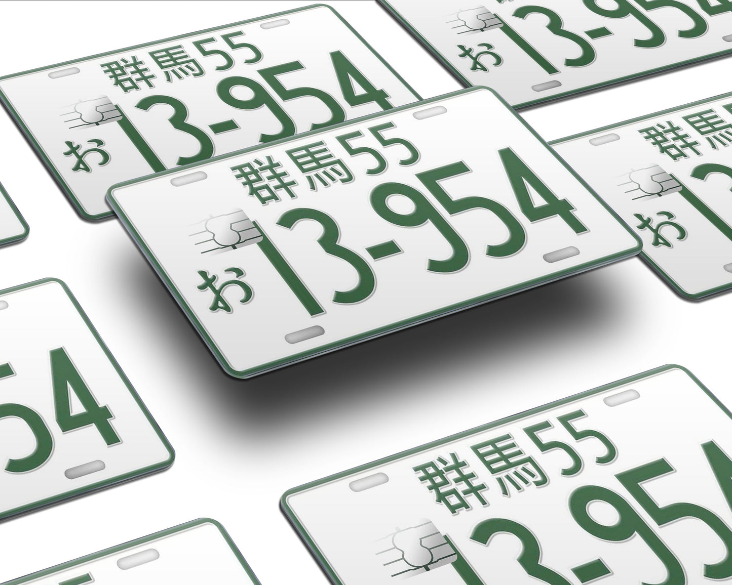 Anime Town Creations Credit Card Initial D Number Plate Half Skins - Anime Initial D Skin