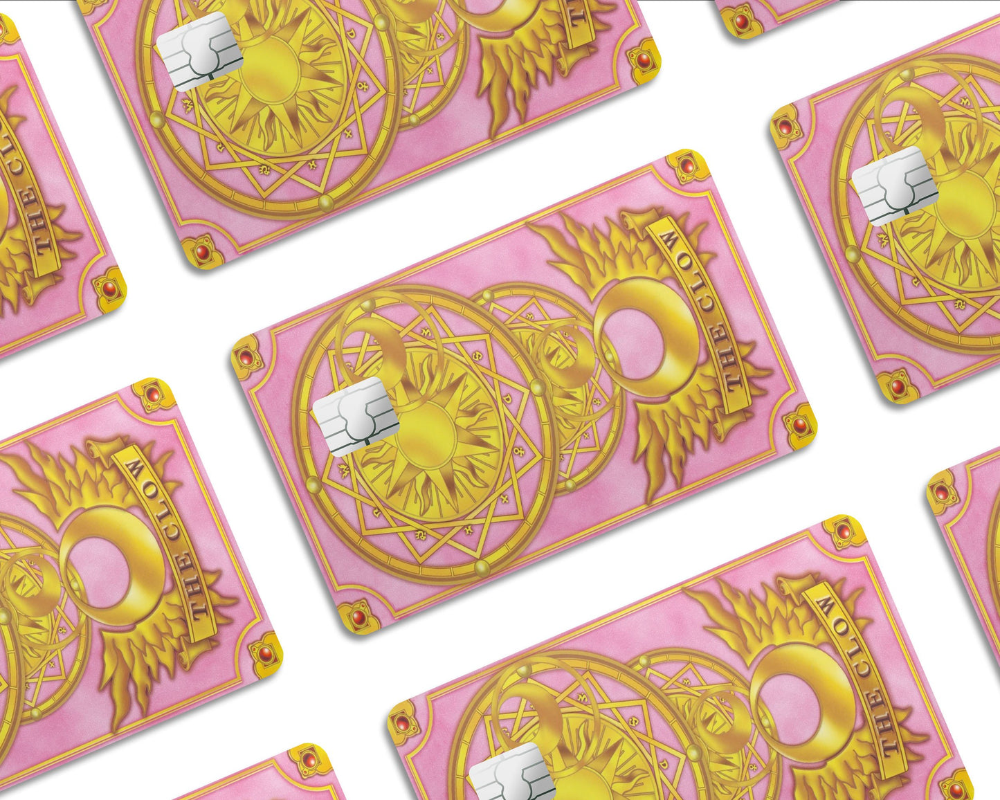 Anime Town Creations Credit Card Clow Card Half Skins - Anime Cardcaptor Sakura Skin
