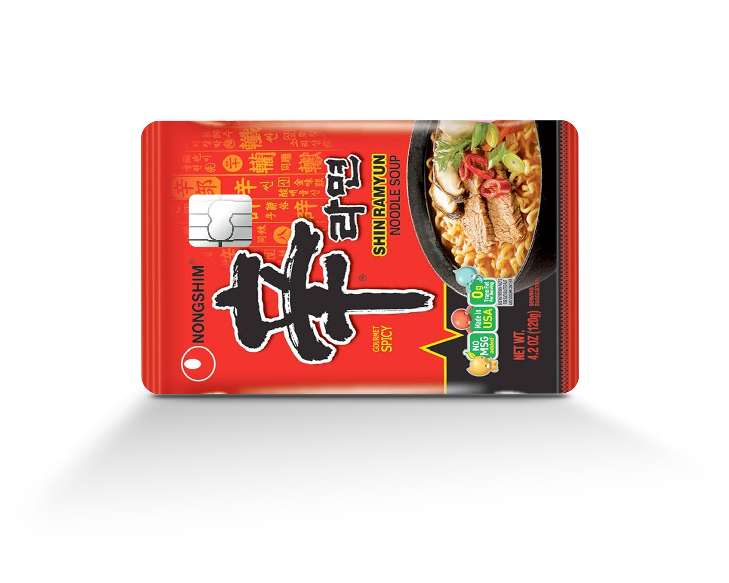 Anime Town Creations Credit Card Shin Ramen Instant Noodles Full Skins - Anime Skin