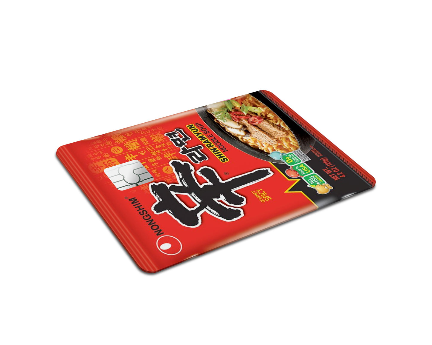 Anime Town Creations Credit Card Shin Ramen Instant Noodles Full Skins - Anime Skin