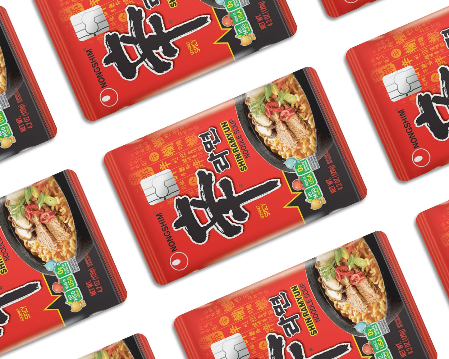 Anime Town Creations Credit Card Shin Ramen Instant Noodles Half Skins - Anime Skin