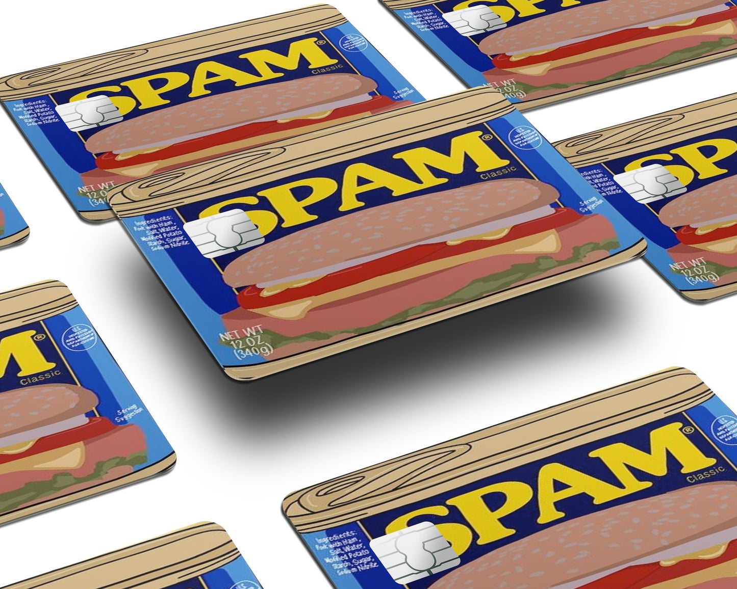 Anime Town Creations Credit Card Spam Half Skins - Anime Skin
