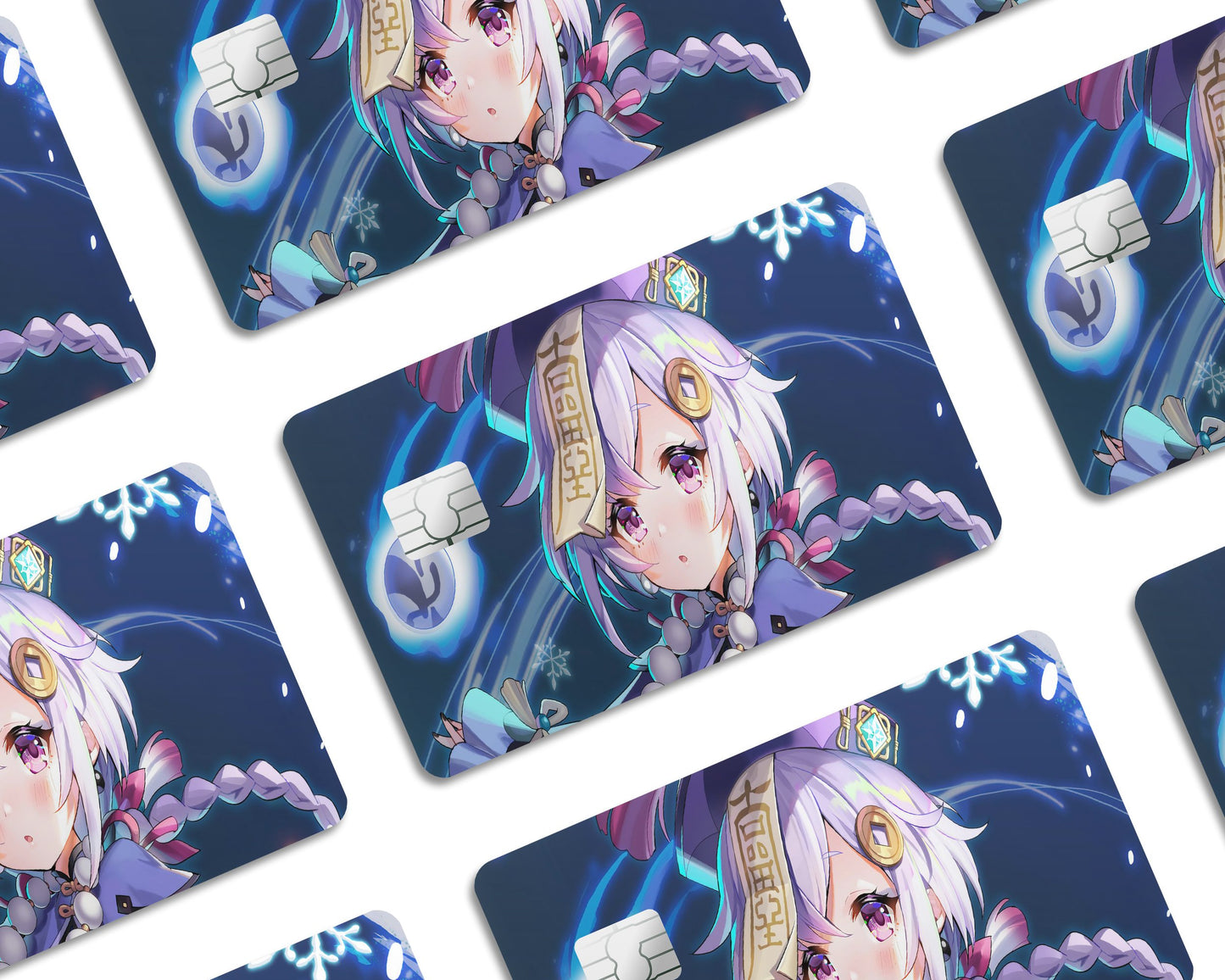 Anime Town Creations Credit Card Genshin Impact Qiqi Half Skins - Anime Genshin Impact Skin