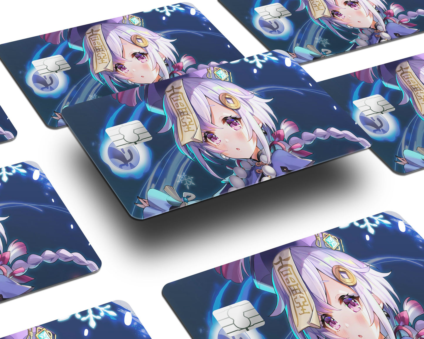 Anime Town Creations Credit Card Genshin Impact Qiqi Half Skins - Anime Genshin Impact Skin