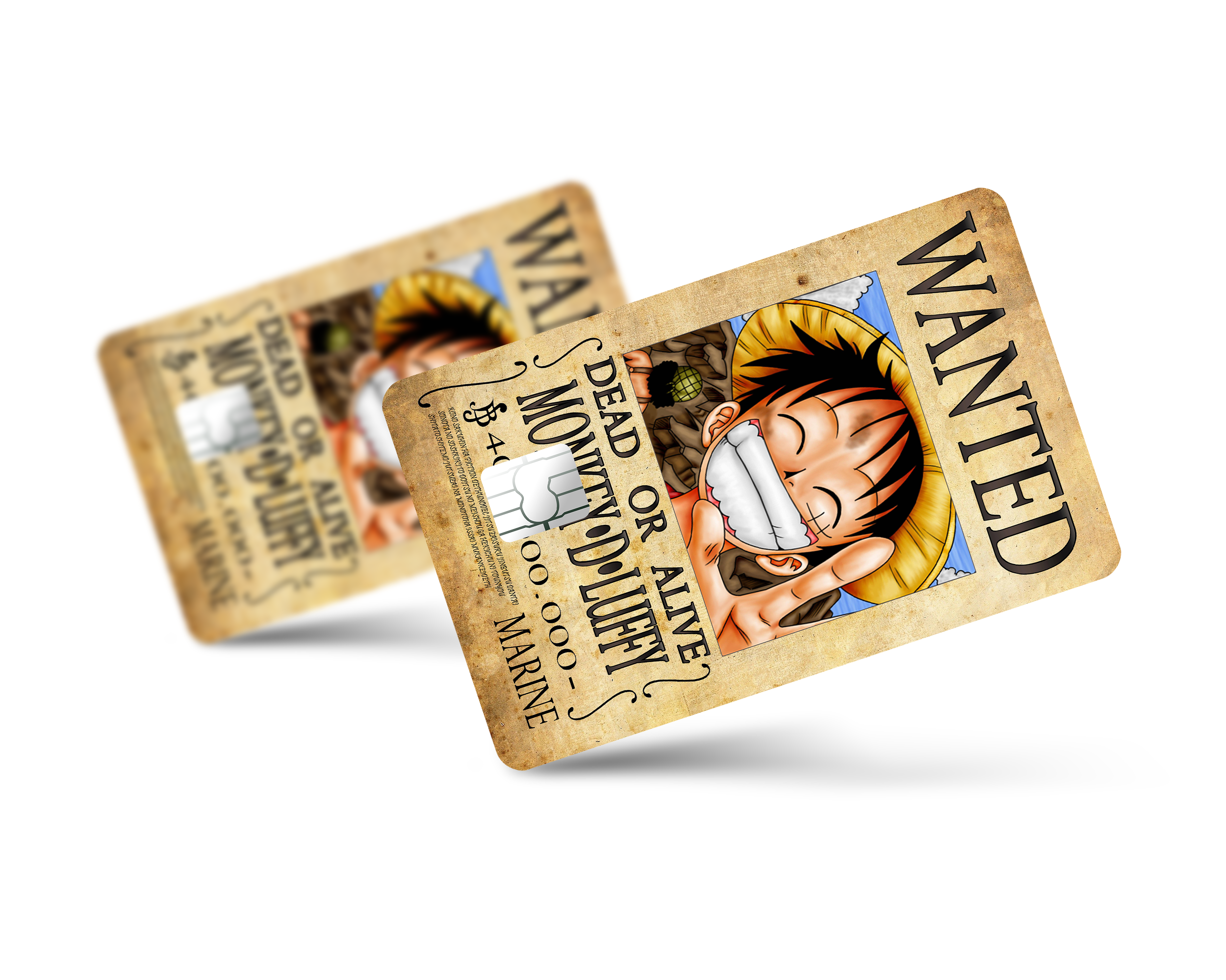 WORKIRAN Luffy Wanted Poster Card Skin | Transportation, Key Card, Debit  Card, Credit Card Skin | Co…See more WORKIRAN Luffy Wanted Poster Card Skin  