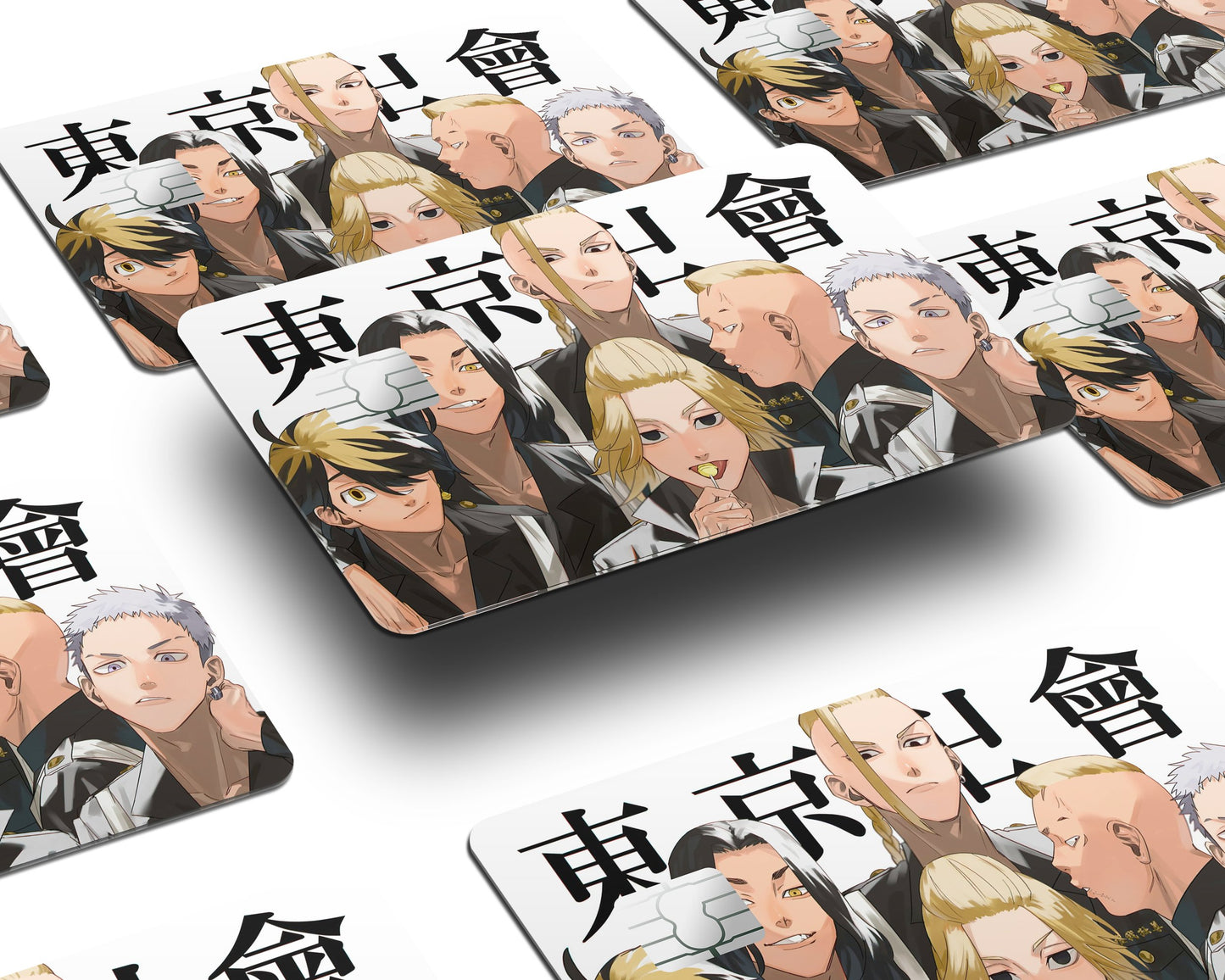 Anime Town Creations Credit Card Tokyo Revengers Gang Half Skins - Anime Tokyo Revengers Skin