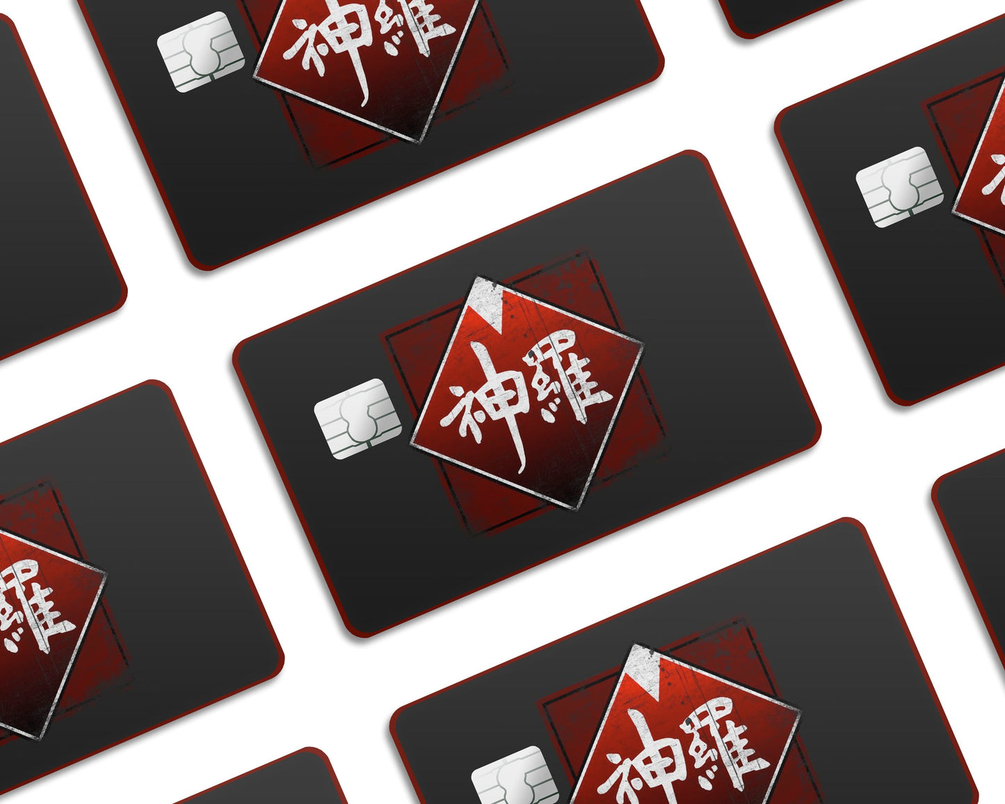 Anime Town Creations Credit Card Final Fantasy Shinra Logo Half Skins - Anime Final Fantasy Credit Card Skin