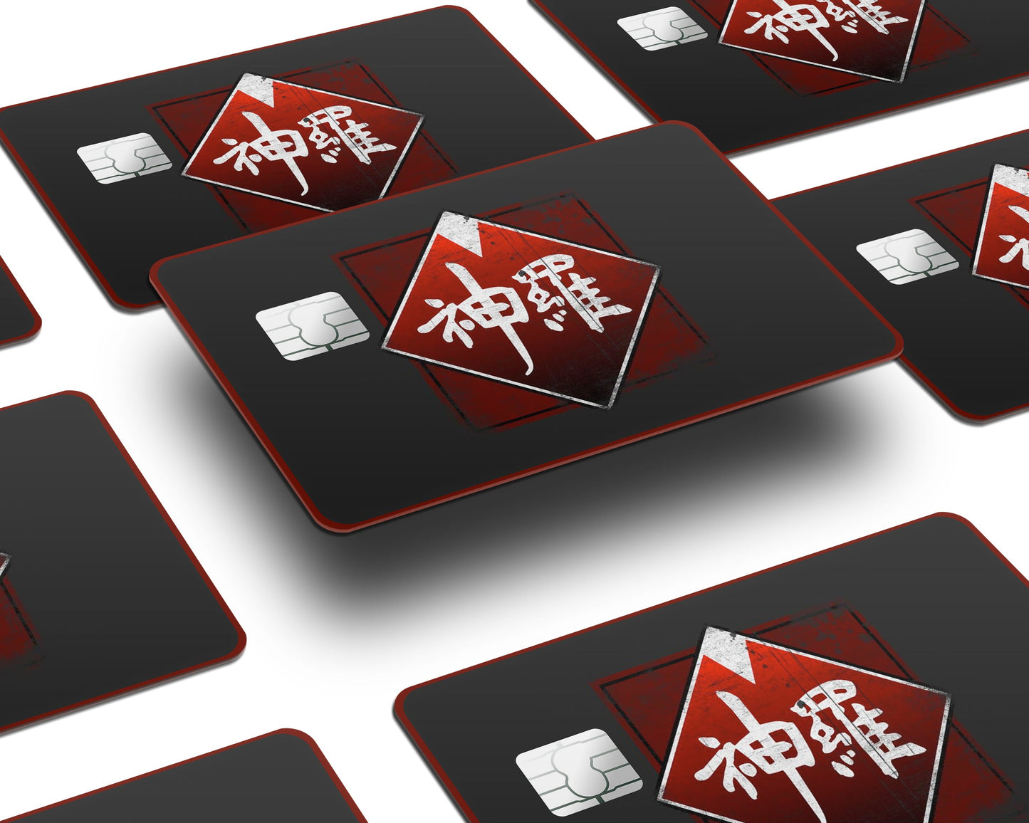 Anime Town Creations Credit Card Final Fantasy Shinra Logo Half Skins - Anime Final Fantasy Credit Card Skin