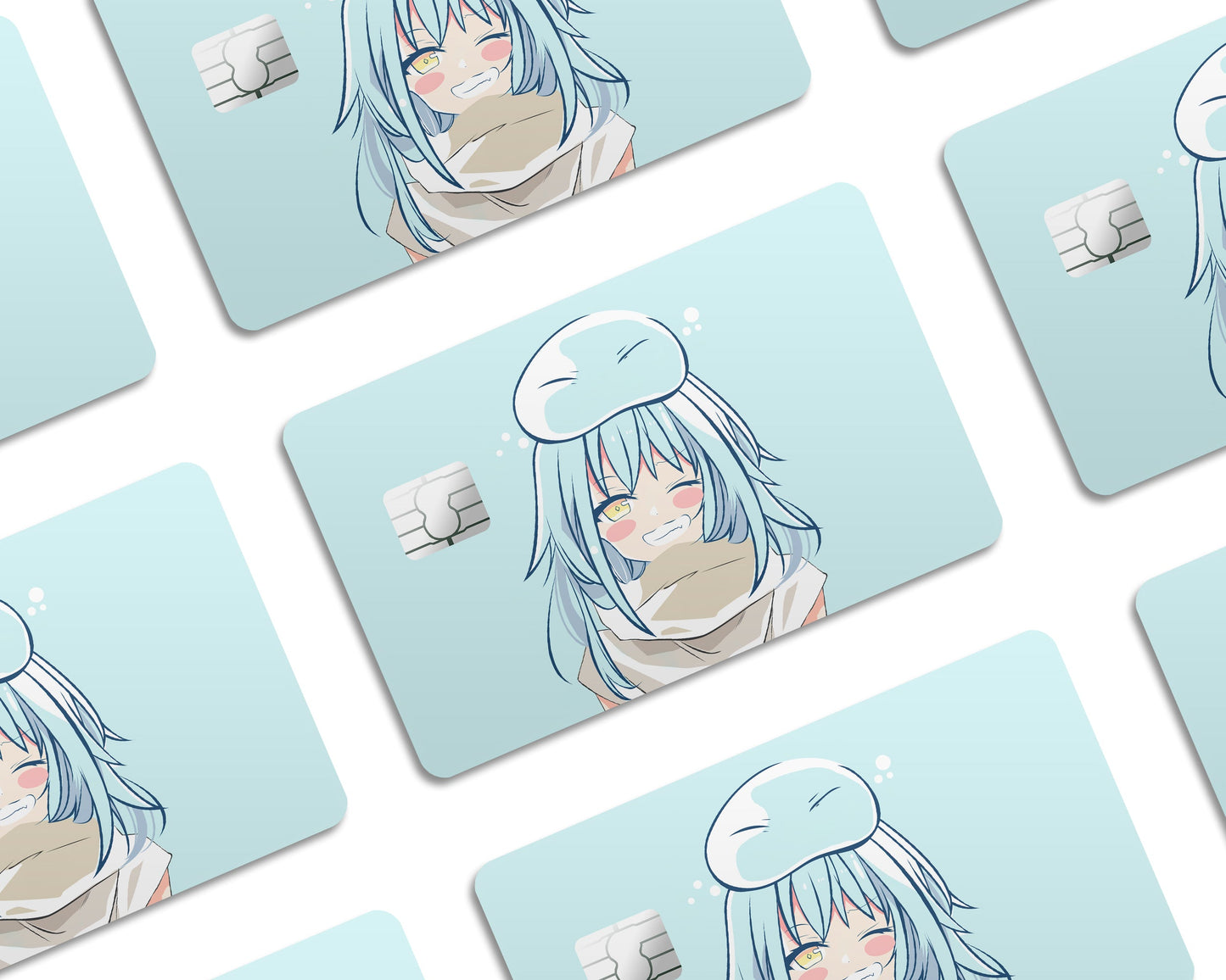 Anime Town Creations Credit Card Rimuru Tempest Half Skins - Anime That Time I Got Reincarnated as a Slime Credit Card Skin