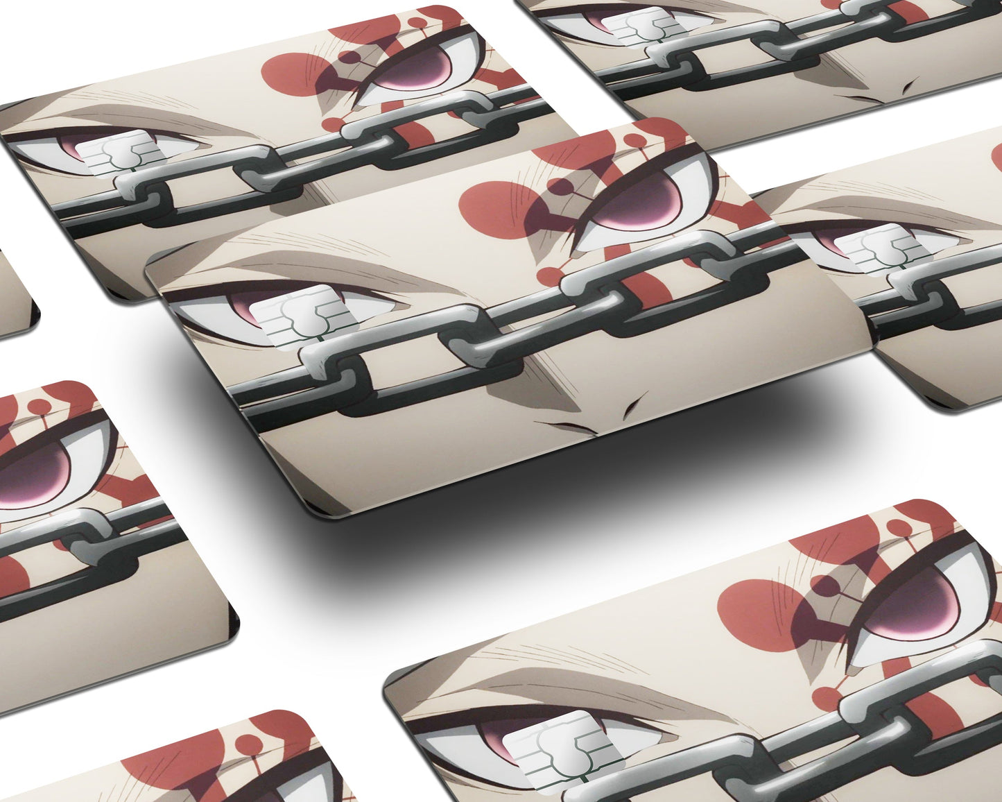 Anime Town Creations Credit Card Demon Slayer Tengen Eyes Window Skins - Anime Demon Slayer Credit Card Skin