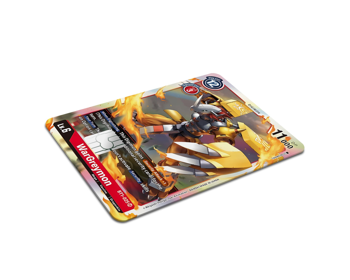 Anime Town Creations Credit Card Wargreymon Digimon Card Full Skins - Anime Digimon Credit Card Skin