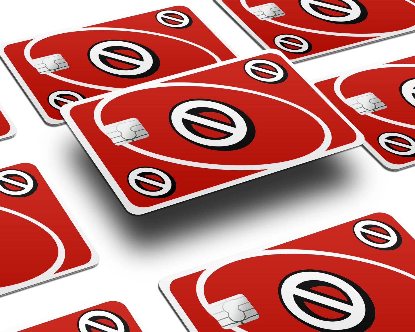 Anime Town Creations Credit Card Uno Skip Red Window Skins - Anime Quote Credit Card Skin
