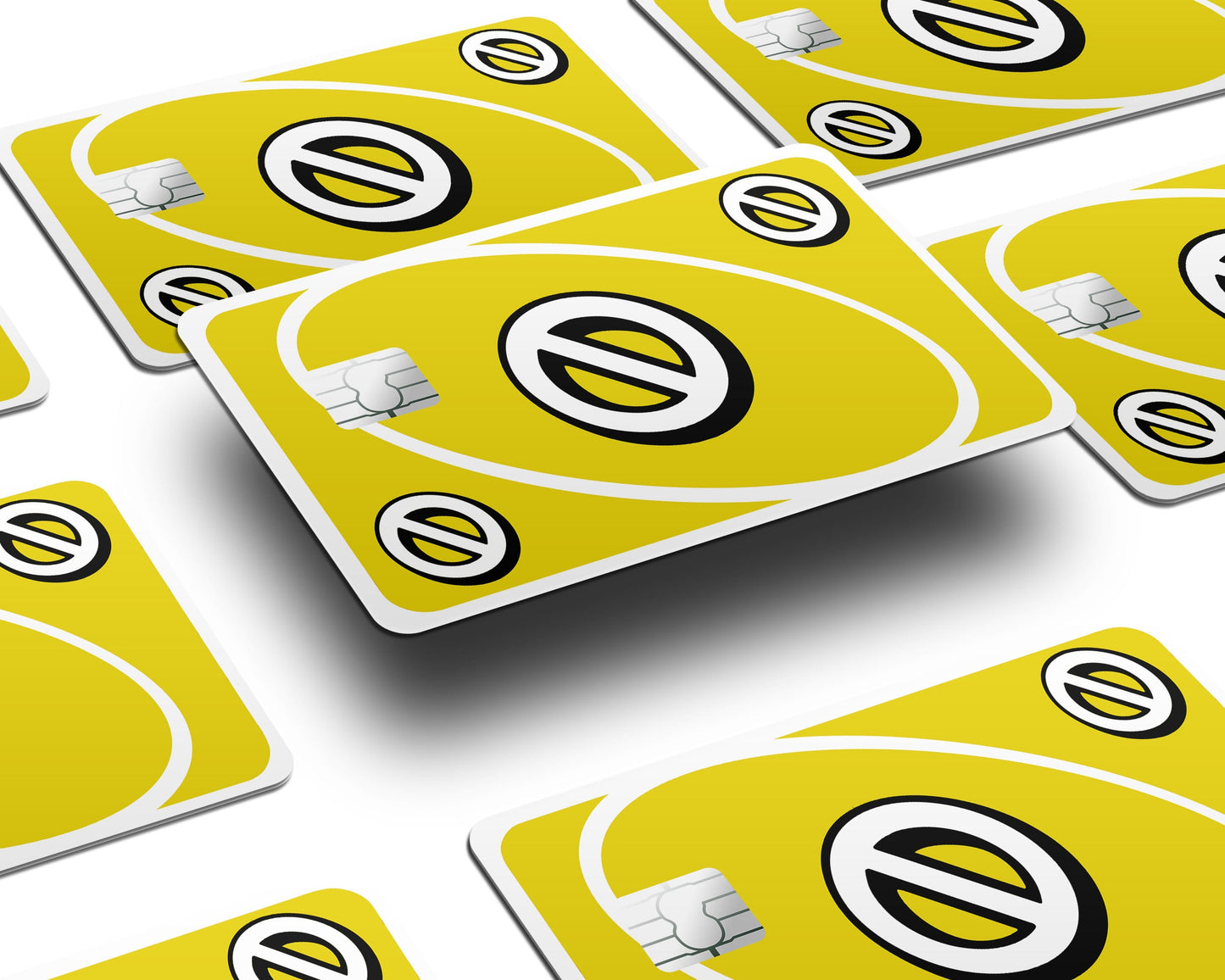 Anime Town Creations Credit Card Uno Skip Yellow Window Skins - Anime Quote Credit Card Skin