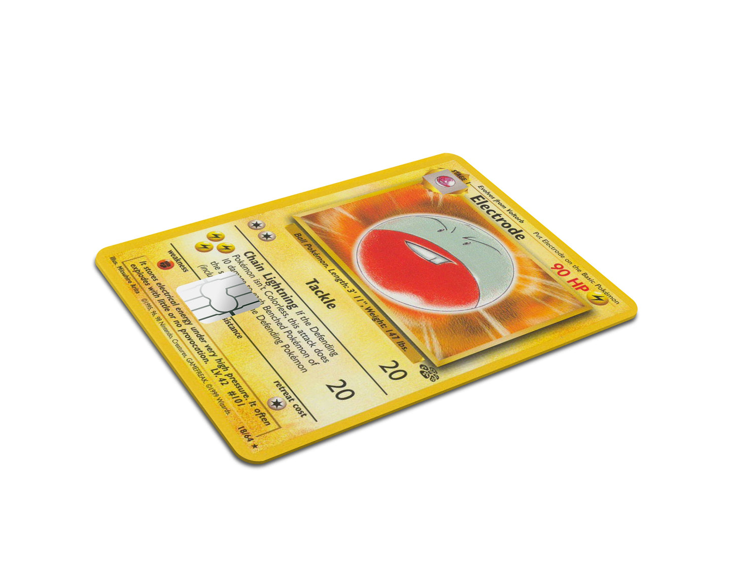 Anime Town Creations Credit Card Electrode Pokemon Card Full Skins - Anime Pokemon Credit Card Skin