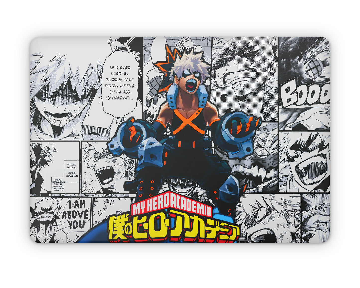 Anime Town Creations MacBook My Hero Academia Katsuki Bakugo Manga Pro 16" (A2141) Skins - Anime My Hero Academia Skin